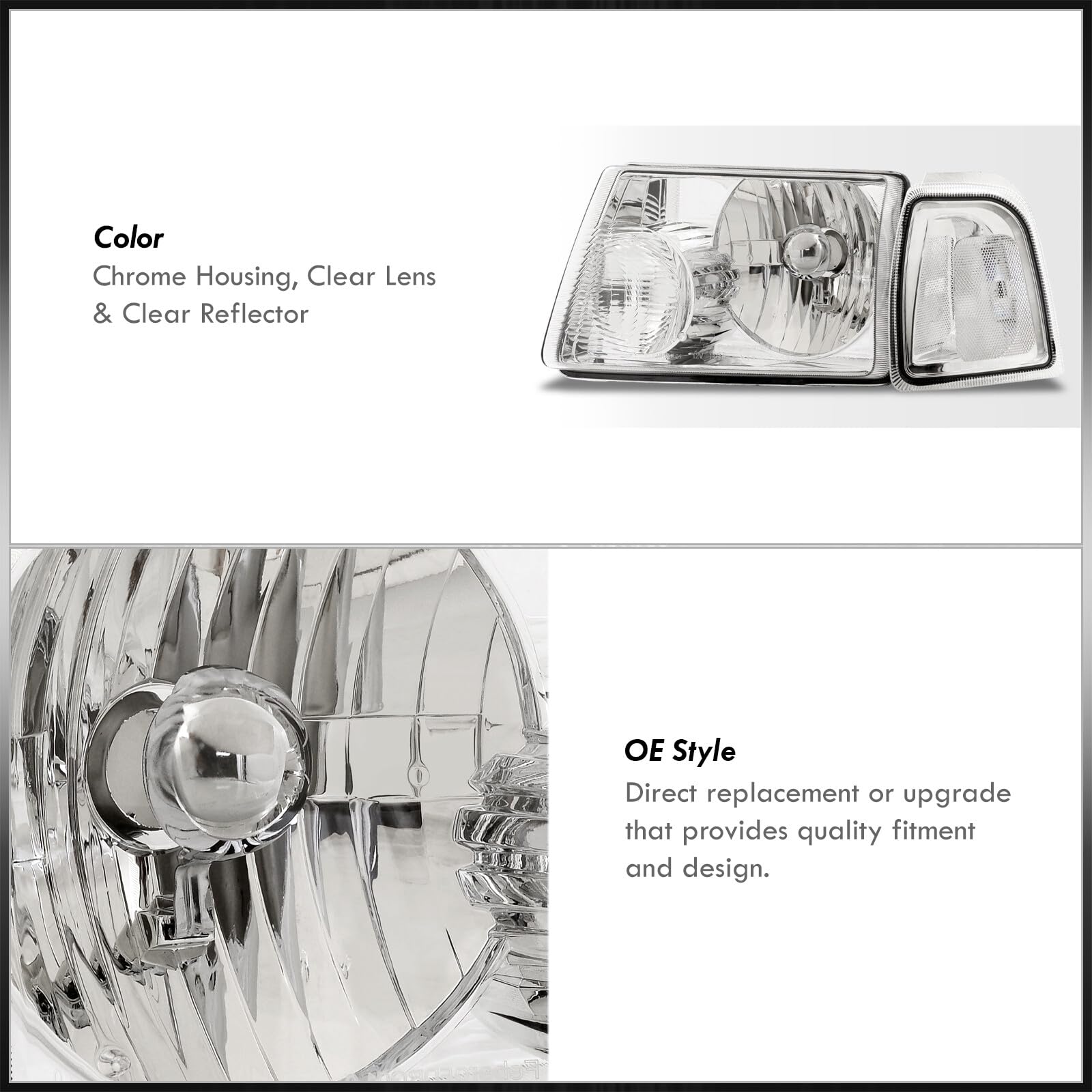 Ford Ranger Headlights & Bumper Lamps (2001-2011) - Off-Road & Night Driving
