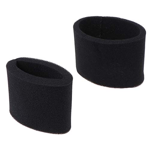 GUPRTO 2pcs CG125 Motorcycle Air Filter - Black Foam Sponge Replacement for Off-Road Riding & Cleaning