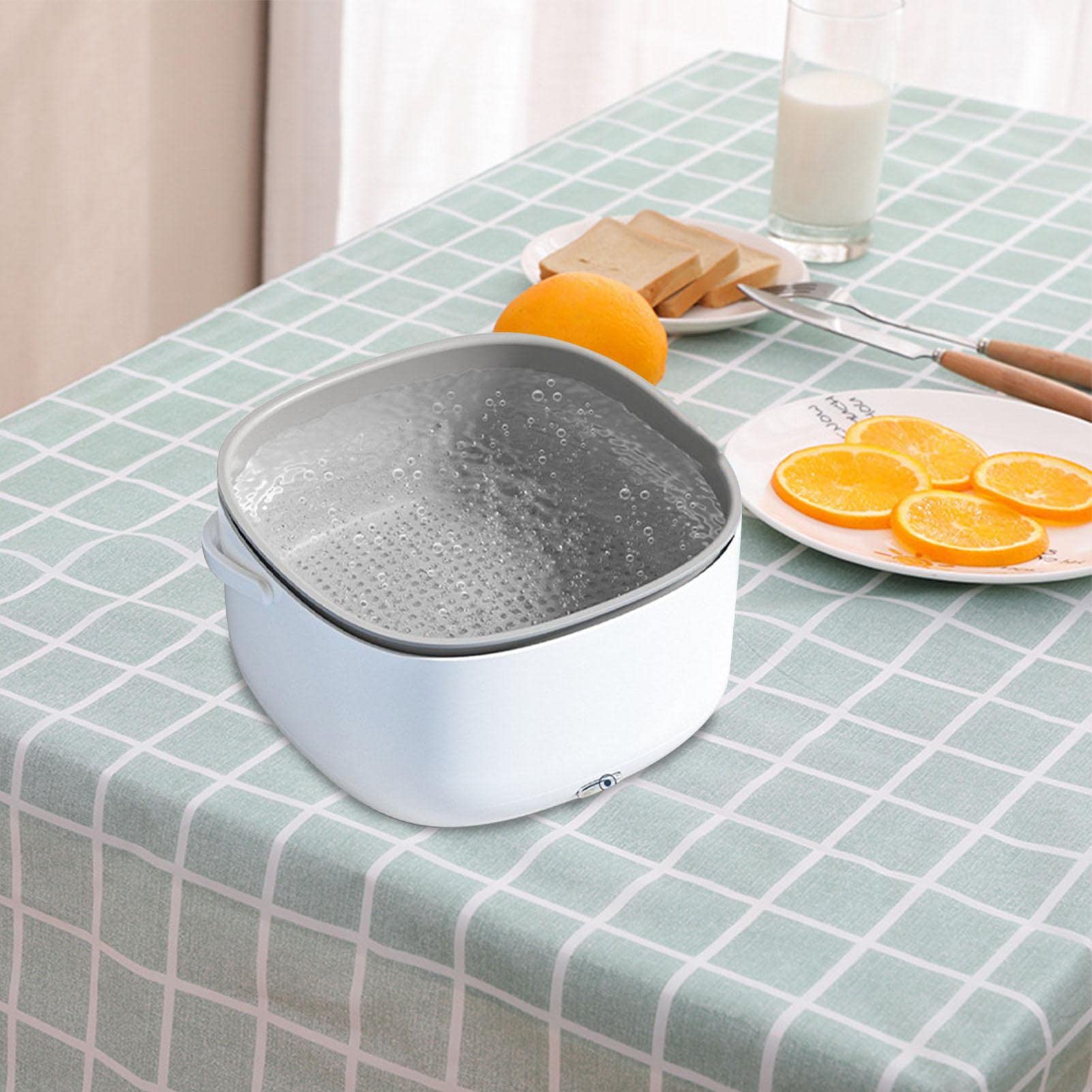 Portable Automatic Fruit and Vegetable Washing Machine - Electric Food Cleaner for Fruits, Veggies & Meat | Perfect for Kitchen, Camping & Outdoor Use