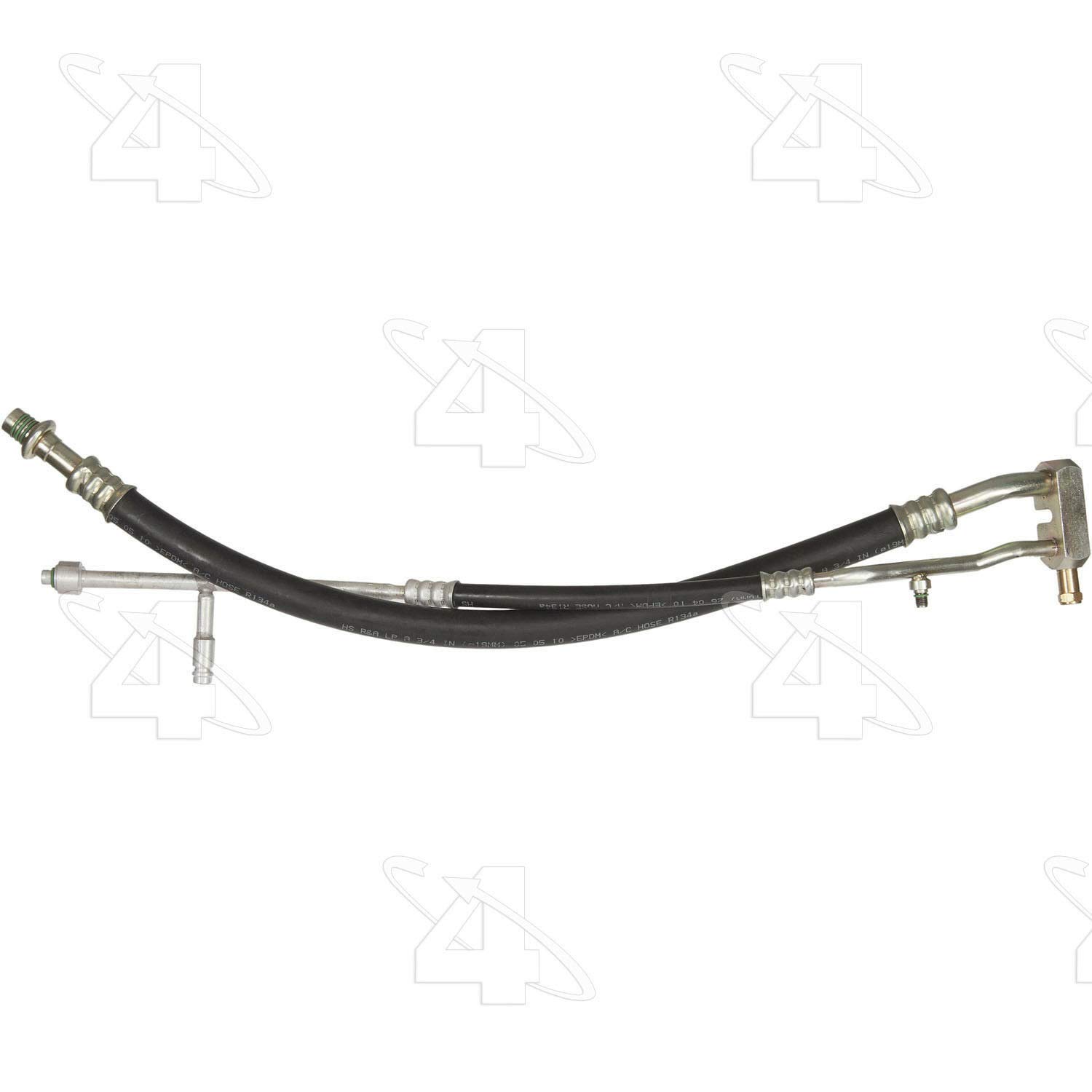 Four Seasons 55111 Discharge and Suction Line Hose Assembly - Heavy Duty AC Refrigerant Hose for Automotive HVAC Systems - Perfect for Car AC Repairs and Maintenance