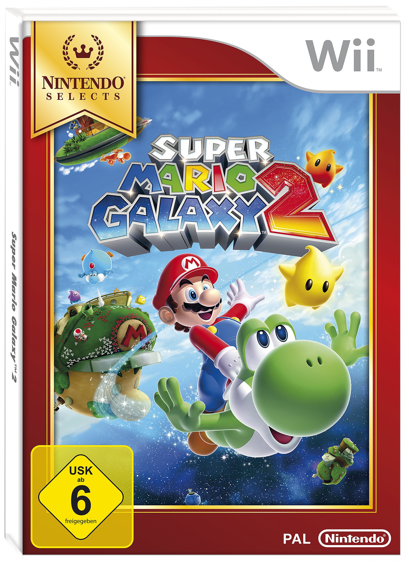 Super Mario Galaxy 2 - Nintendo Selects Edition for Wii | Fun Family Video Game for Kids & Adults | Perfect for Party Play & Adventure Gaming Nights