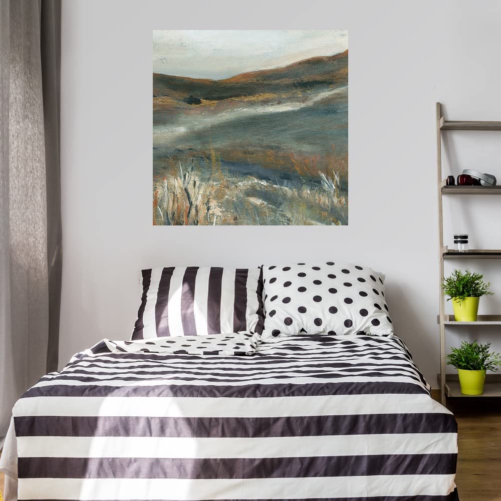 Copper Dusk II Canvas Wall Art - Handmade Fine Art Painting by Carol Robinson - 22x22 Inches - Ready to Hang - Perfect for Living Room, Bedroom, Office Decor - Modern Home & Wall Decor for Bathroom, Kitchen, Dining Room - Ideal Gift for Housewarming & Interior Design