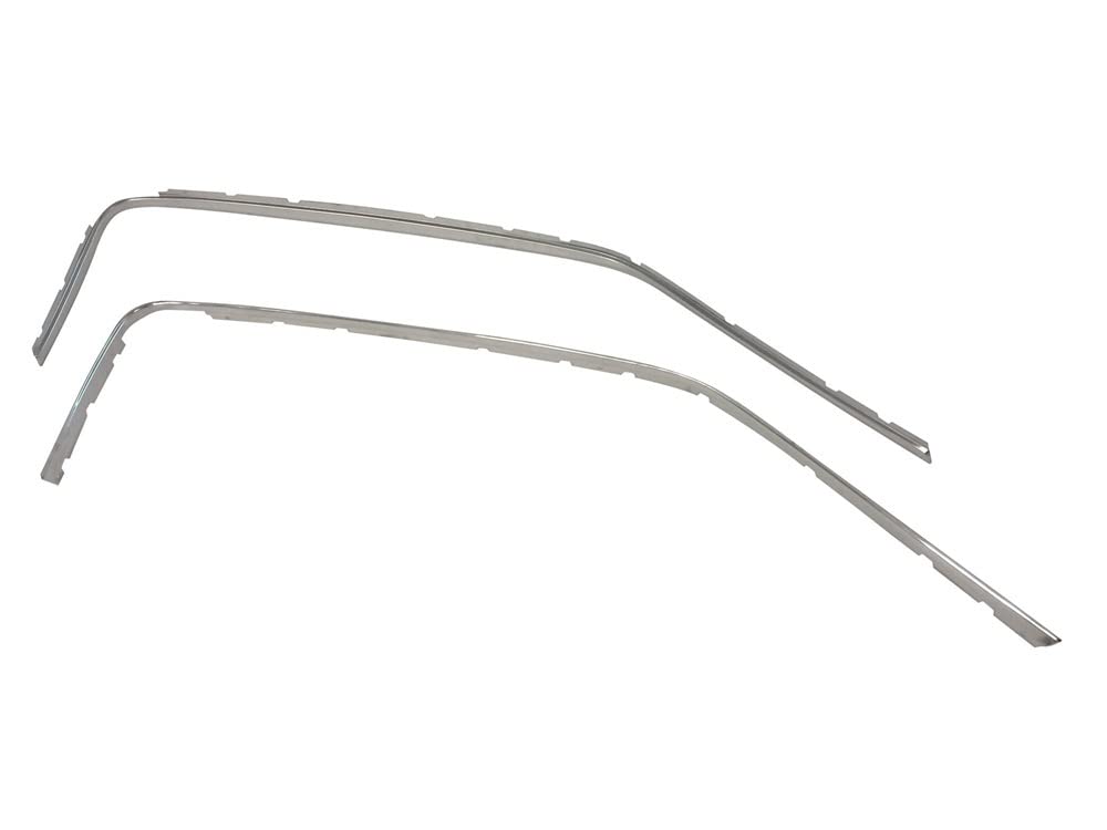 Scott Drake C5ZZ-63517A10-1 Roof Rail Sash Moldings for Ford Mustang - Weatherproof Car Roof Trim Seal Replacement - Perfect for Classic Car Restoration & Rain Protection
