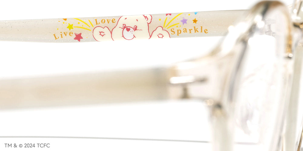 JINS x Care Bears Sparkle Heart Bear Glasses - Cute & Stylish Eyewear for Kids & Adults | Perfect for Cosplay, Gifts, and Everyday Fashion