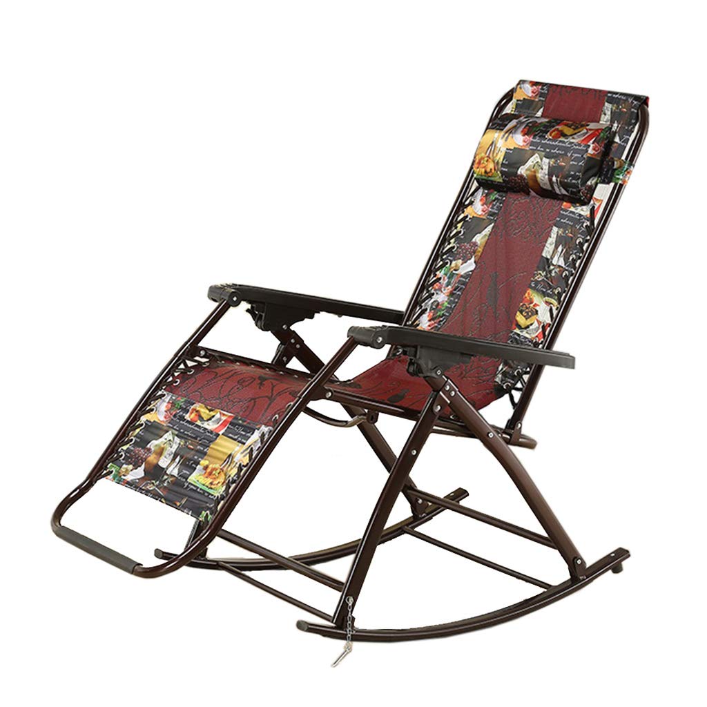 **Red Folding Zero Gravity Lounge Chair with Pillow & Footrest - Textoline Sun Lounger for Garden, Patio, Lawn - Max 200kg Capacity - Perfect for Relaxing, Sunbathing & Outdoor Lounging**