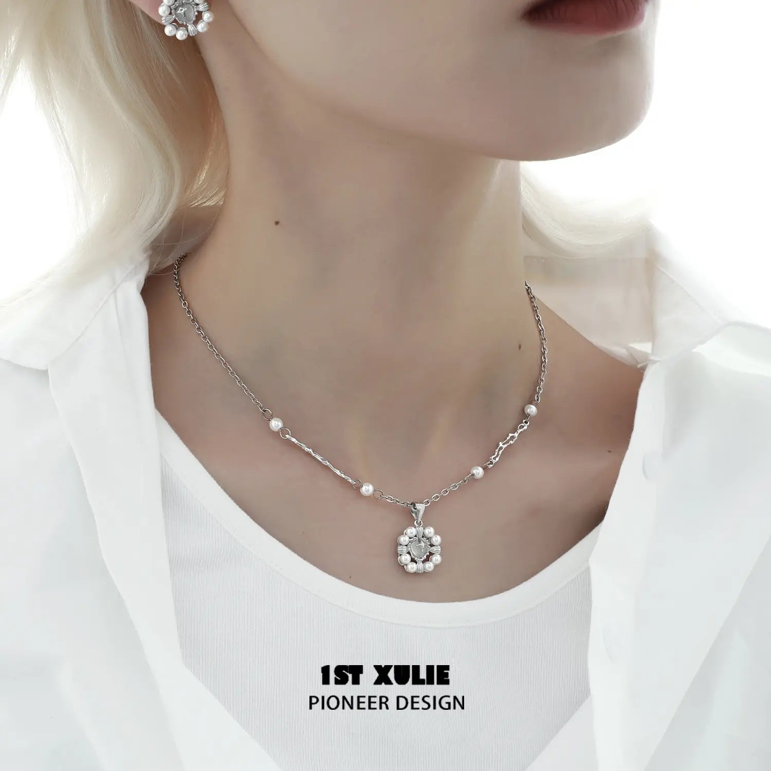 Tears of Mermaid S925 Sterling Silver Pearl Agate Necklace for Women - Elegant Boho Jewelry Gift for Birthday, Anniversary & Special Occasions