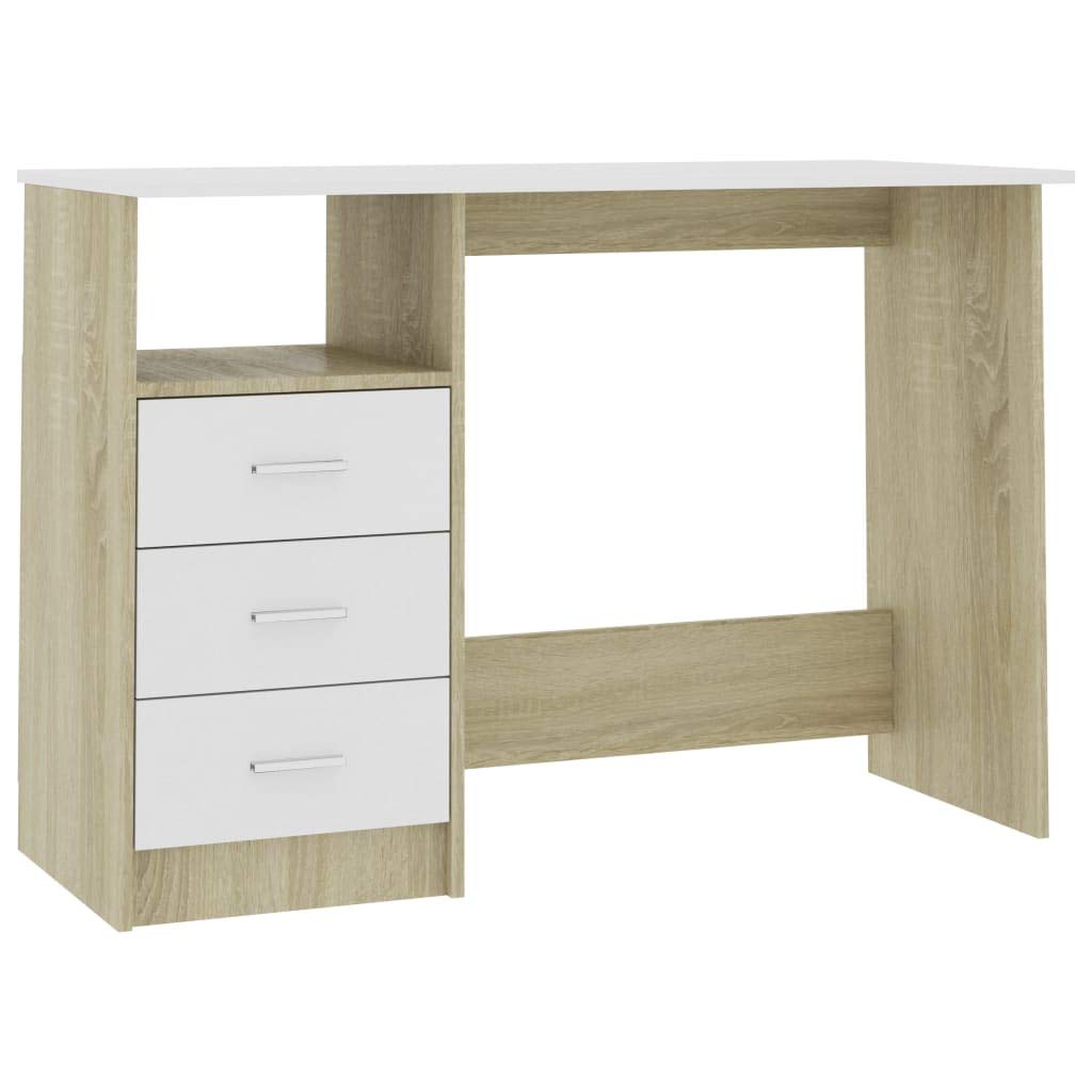 Ergonomic Computer Desk with Drawers - 43.3