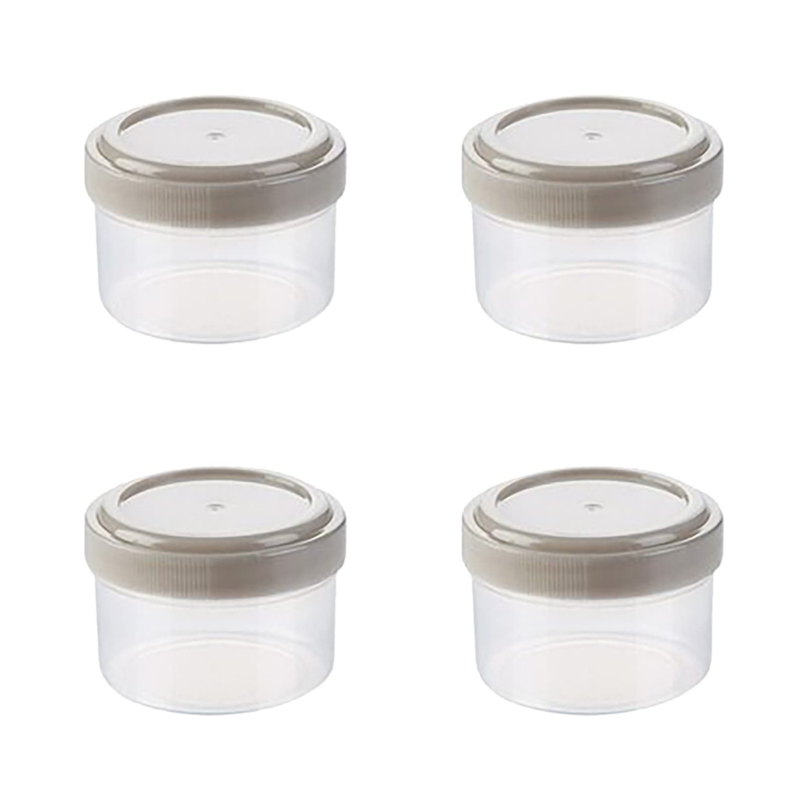 Airtight Food Storage Containers for Kitchen - Plastic Snack, Cereal, Lunch Box Organizer with Lid - BPA Free, Stackable, Leak Proof - Ideal for Refrigerator, Pantry & Meal Prep (White, One Size)