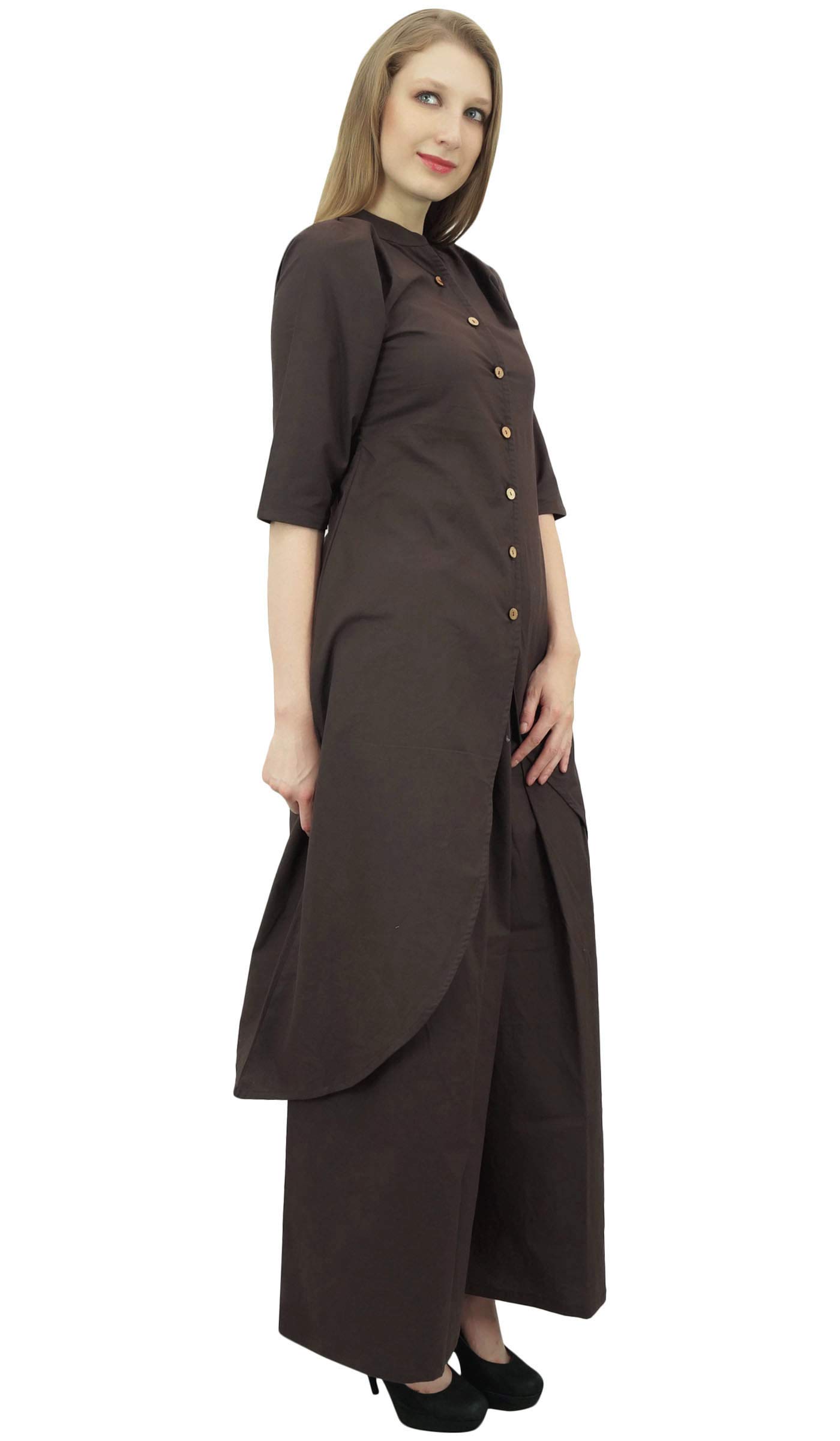 Stylish Indian Asymmetrical Kurta Kurti with Palazzo Pant Set - Elegant Ethnic Outfit for Women | Perfect for Festivals, Parties & Casual Wear