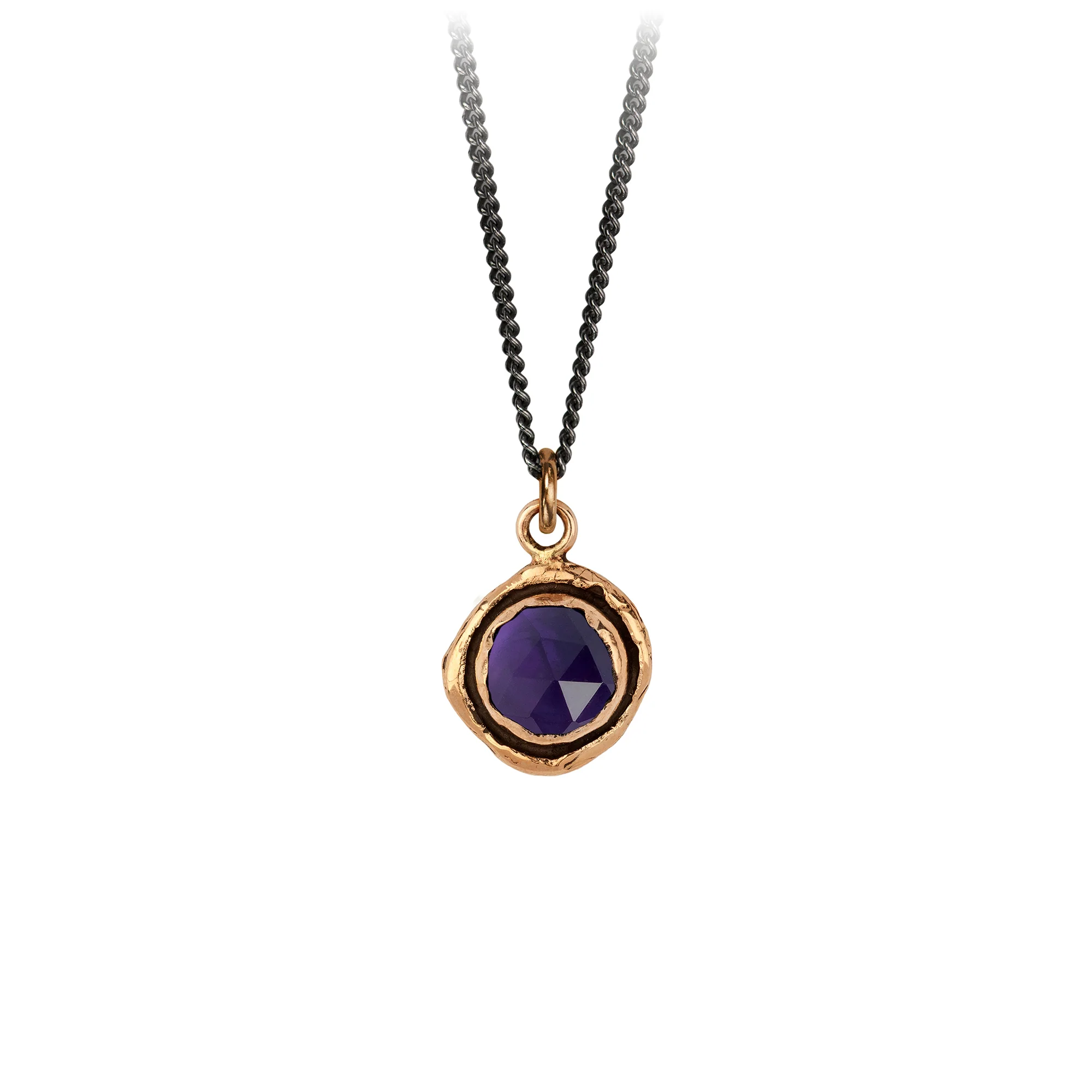Faceted Stone Talisman Necklace - Natural Gemstone Pendant for Protection & Good Luck - Perfect for Spiritual Healing, Meditation & Energy Balancing