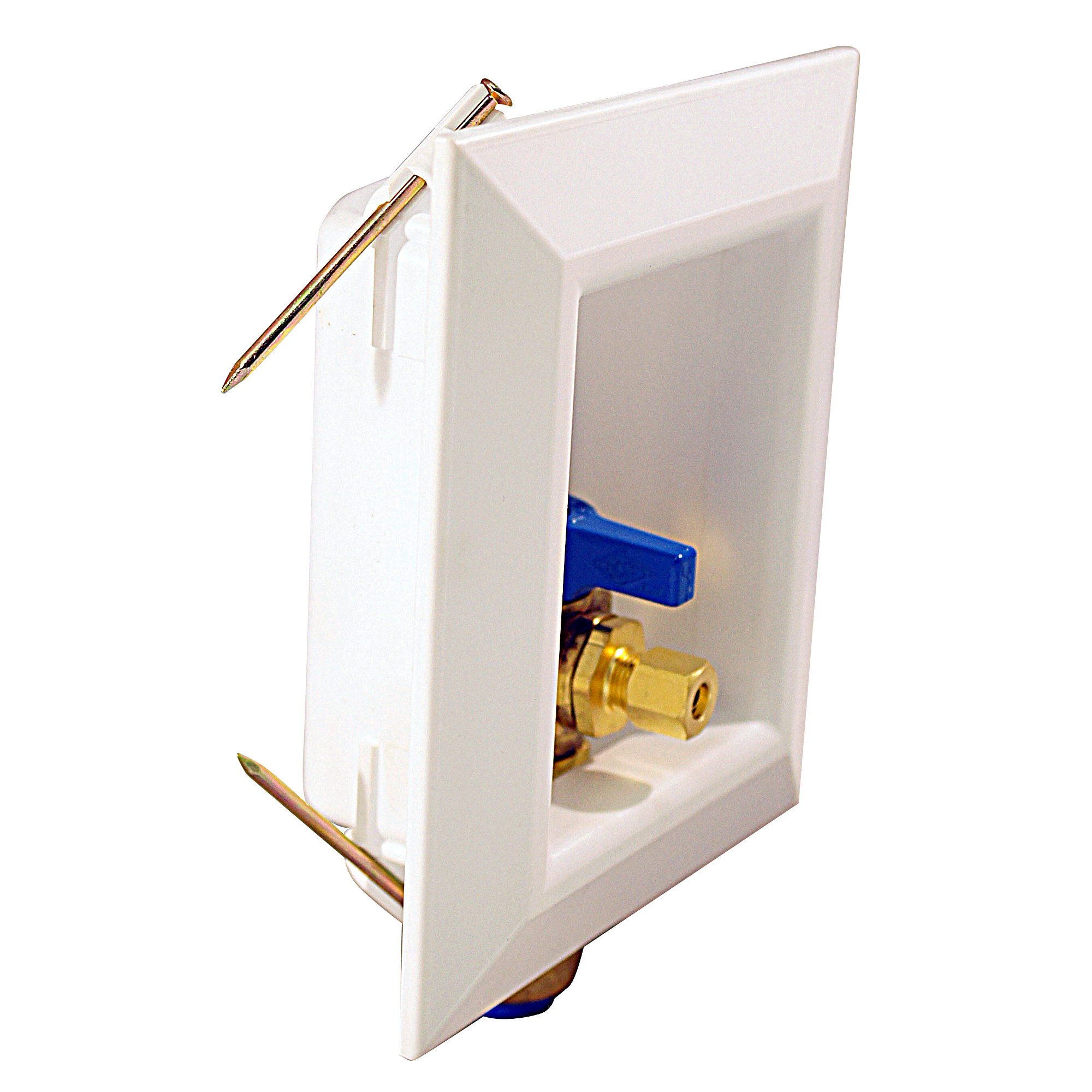 FSBBOXIM White Electrical Outlet Box - Durable & Easy to Install for Home, Office & Workshop Wiring Projects