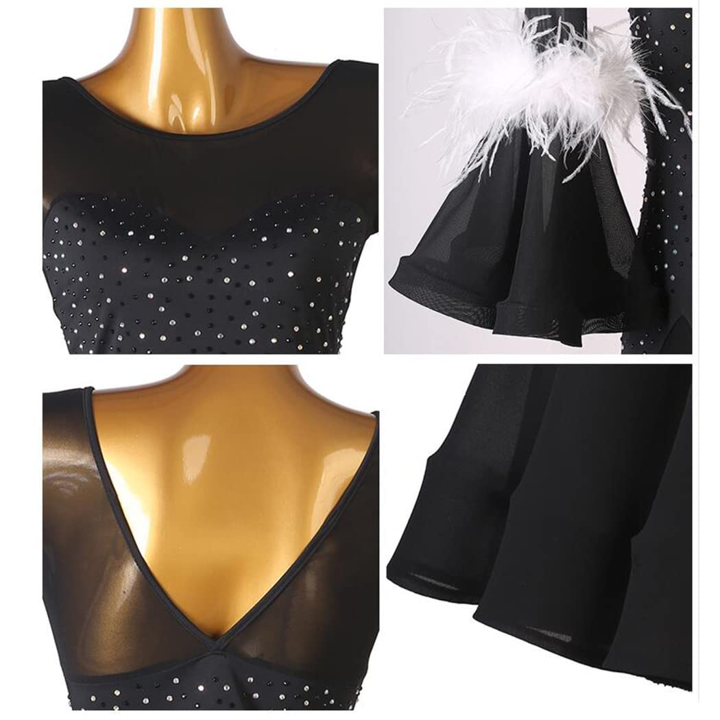 Elegant Ballroom Dance Dresses for Women - Waltz, Flamenco, Salsa & Tango Performance Costumes - Perfect for Competitions, Shows & Social Dancing Events