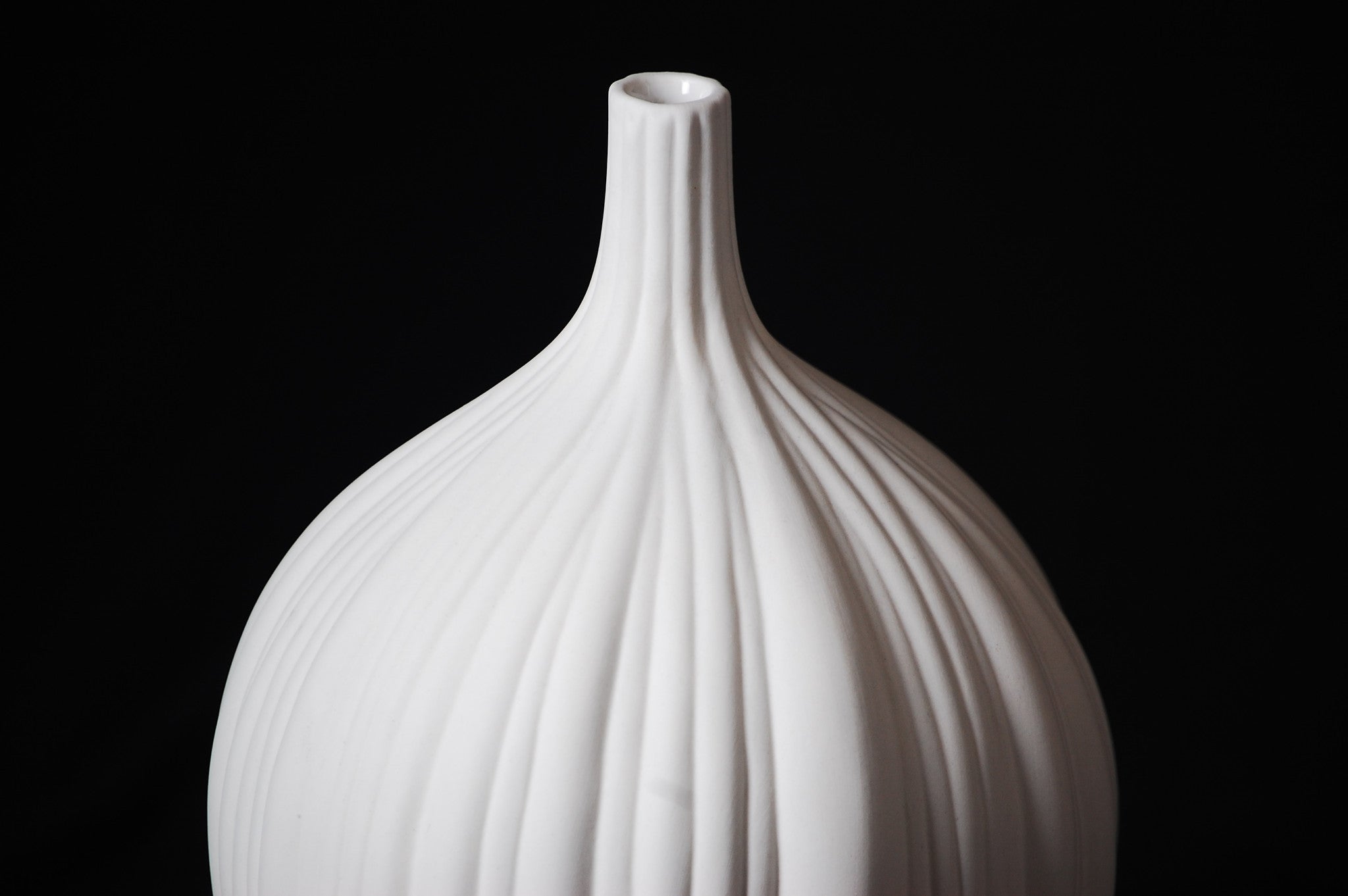 Delaney White Ceramic Vase Set of 3 - Modern Home Decor for Living Room, Dining Table & Wedding Centerpieces