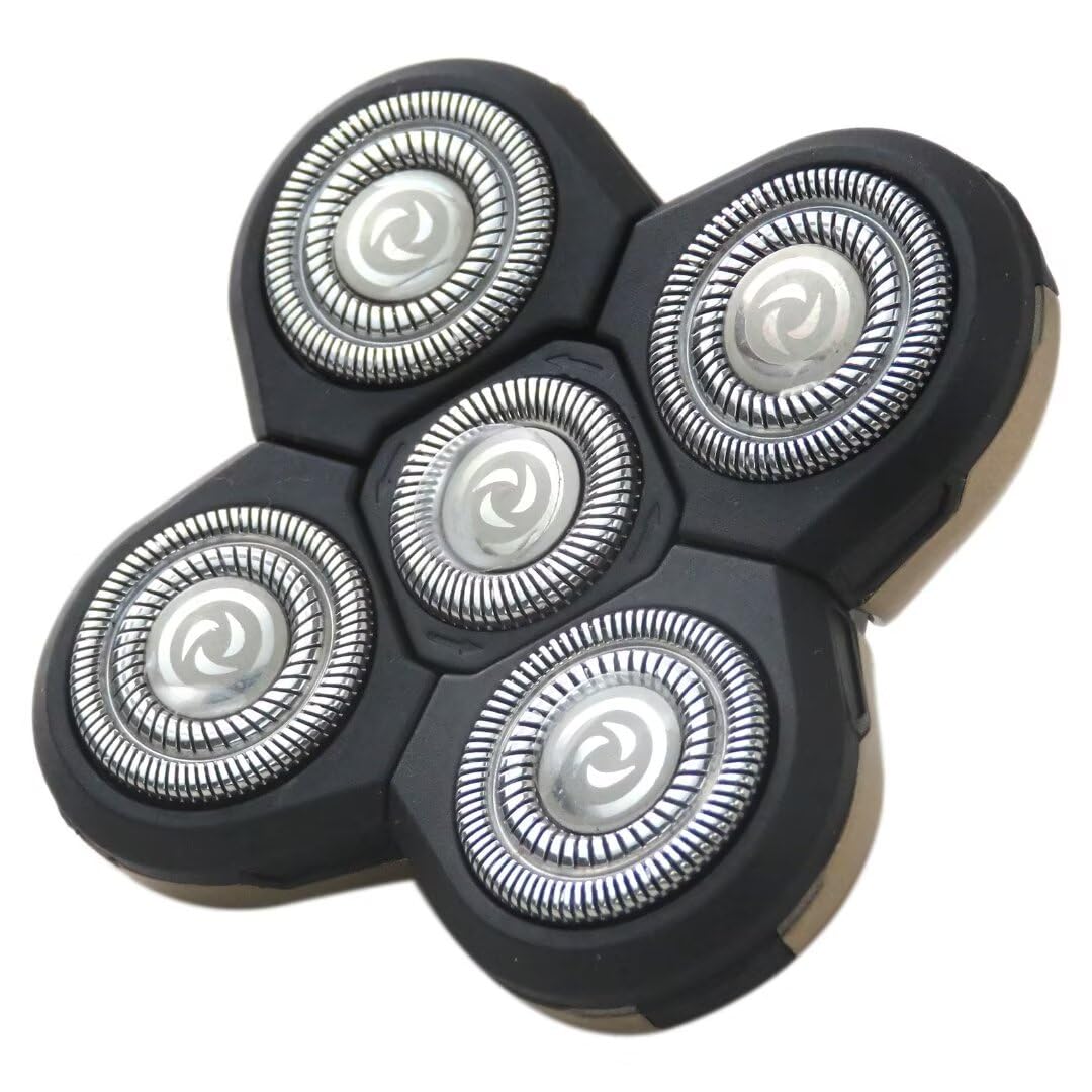 5D Replacement Shaving Heads Blades for Men's Electric Razors - Barber Salon Shaver Accessories - Smooth & Comfortable Shaving for Daily Grooming & Professional Use