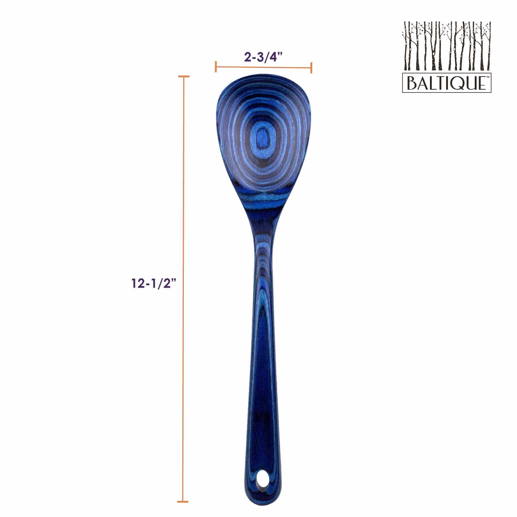 Baltique® Malta Collection Wooden Cooking Spoon - 12.5 Inch Premium Kitchen Utensil for Stirring, Mixing & Serving - Ideal for Soups, Sauces & Pasta Dishes