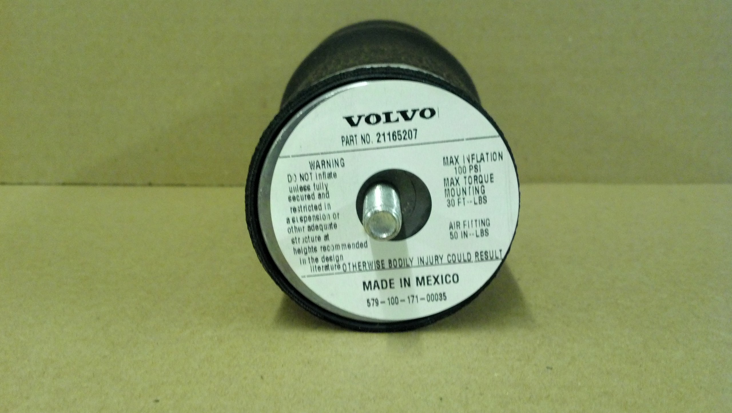 Volvo Truck 21165207 Cab Air Spring Replacement Part - Heavy Duty Suspension System for Volvo Trucks - Smooth Ride & Vibration Damping - Perfect for Long Haul & Off-Road Driving