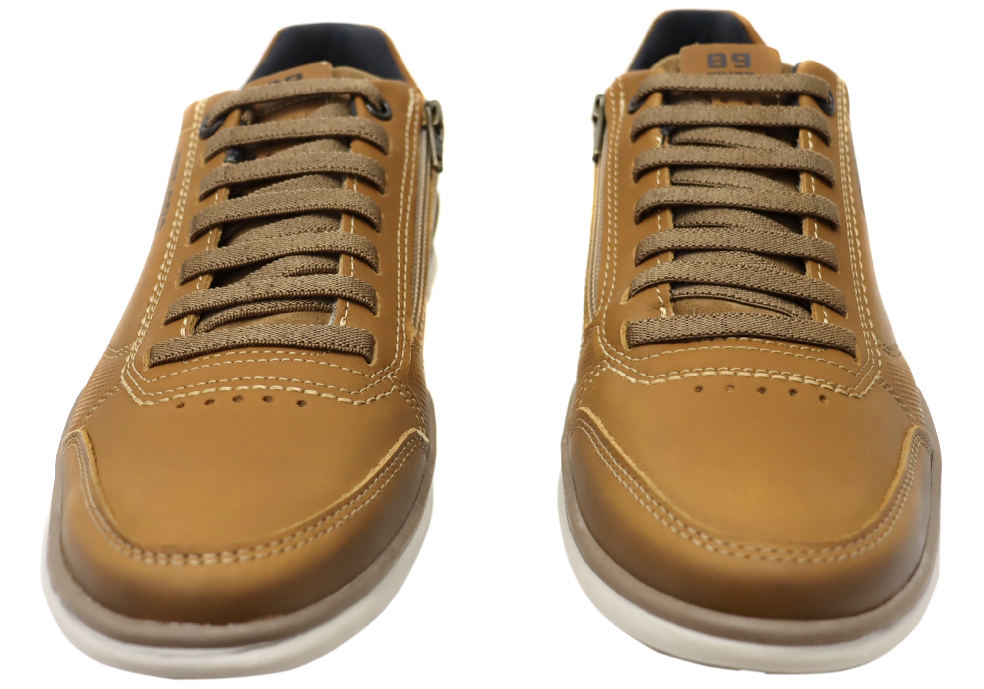 Premium Men's Leather Slip-On Loafers - Handcrafted in Brazil - Comfortable Casual Shoes for Work, Travel & Everyday Wear