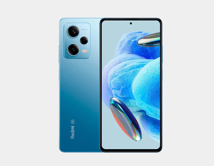 Xiaomi Redmi Note 12 Pro 5G Smartphone - 256GB ROM 8GB RAM - GSM Unlocked Dual SIM - Sky Blue - Fast Charging & AMOLED Display - Perfect for Gaming, Streaming & Business Use
