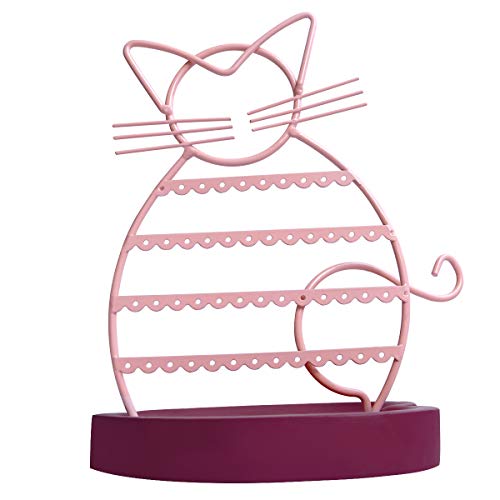 Pastel pink earring holder