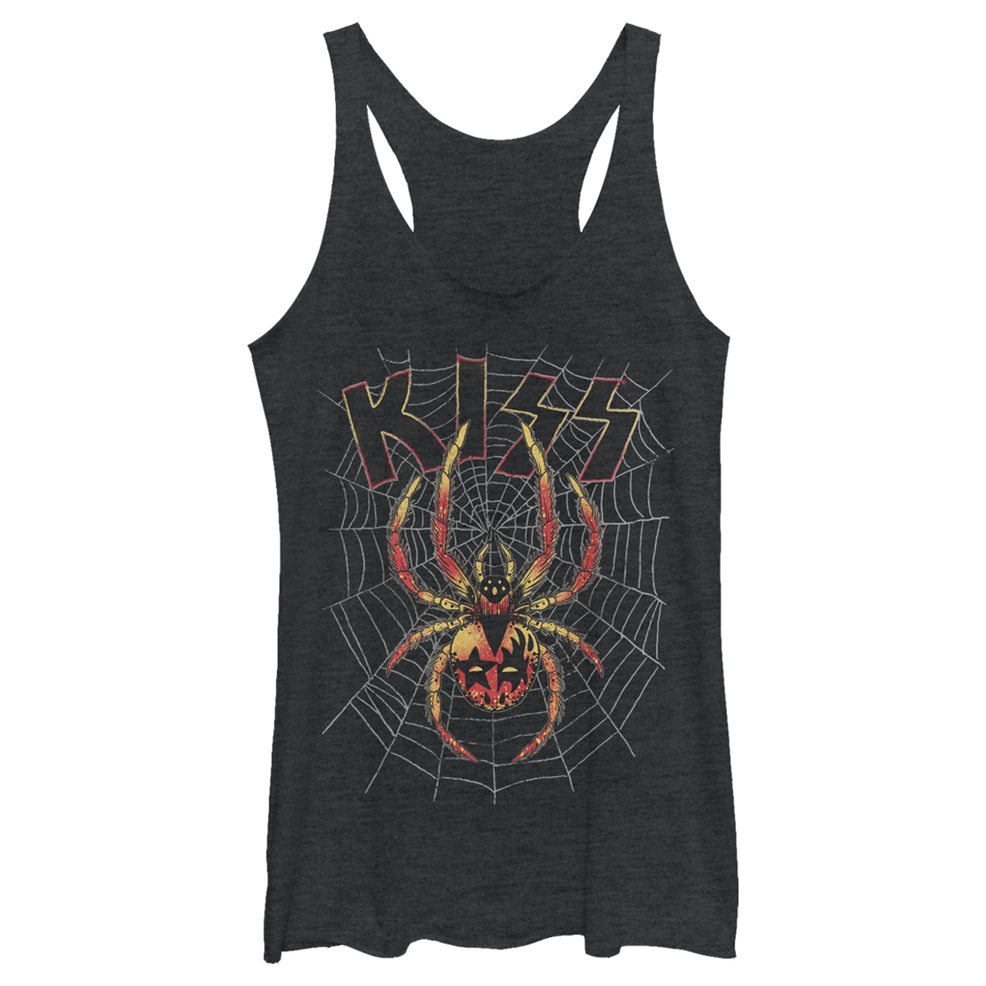 Kiss Spider Women's Racerback Tank Top - Gym & Summer Wear