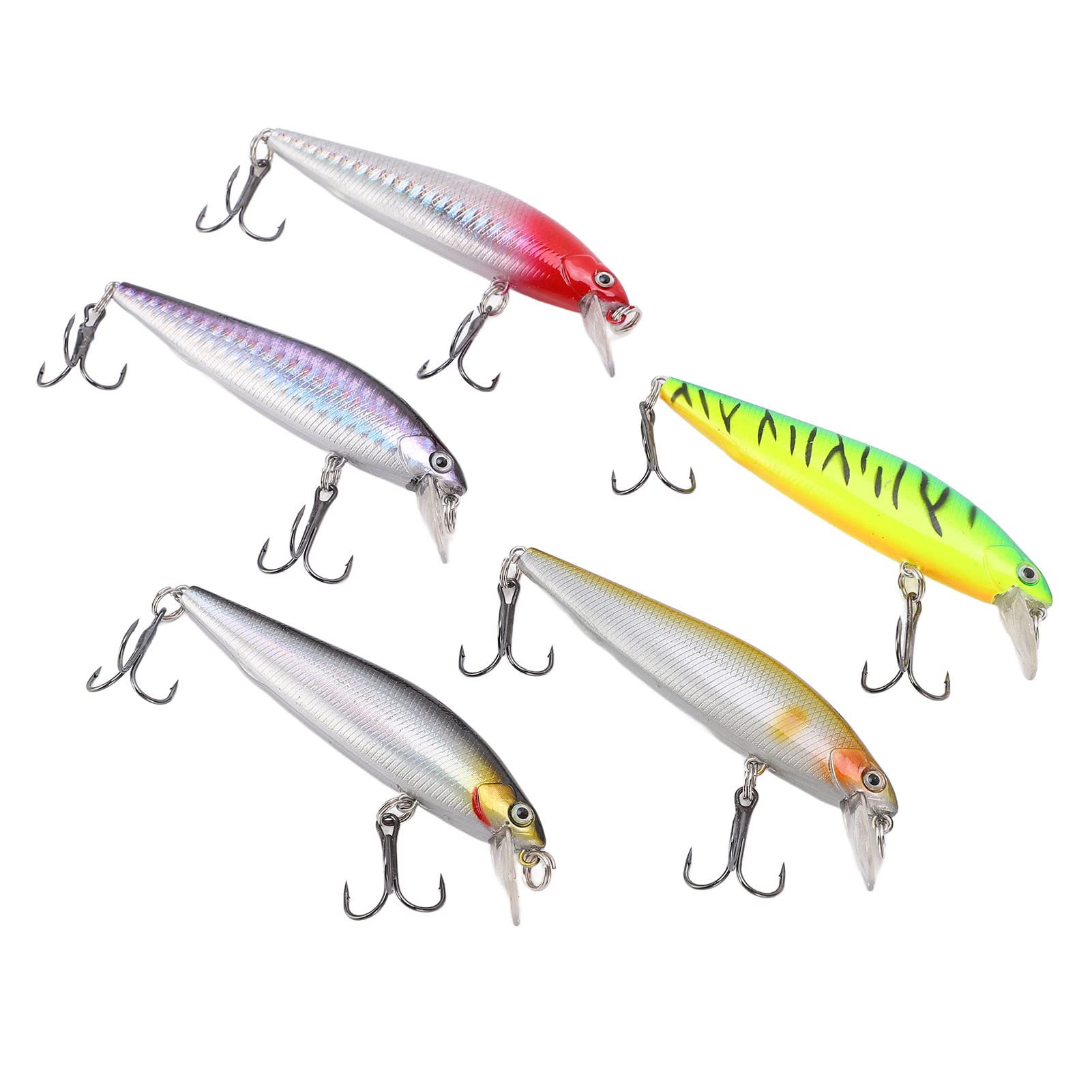 Premium Long Throw Minnow Fishing Lure - High Resolution Corrosion Resistant Artificial Bait for Bass, Trout & Pike | Perfect for Riverside, Lake & Freshwater Fishing Adventures