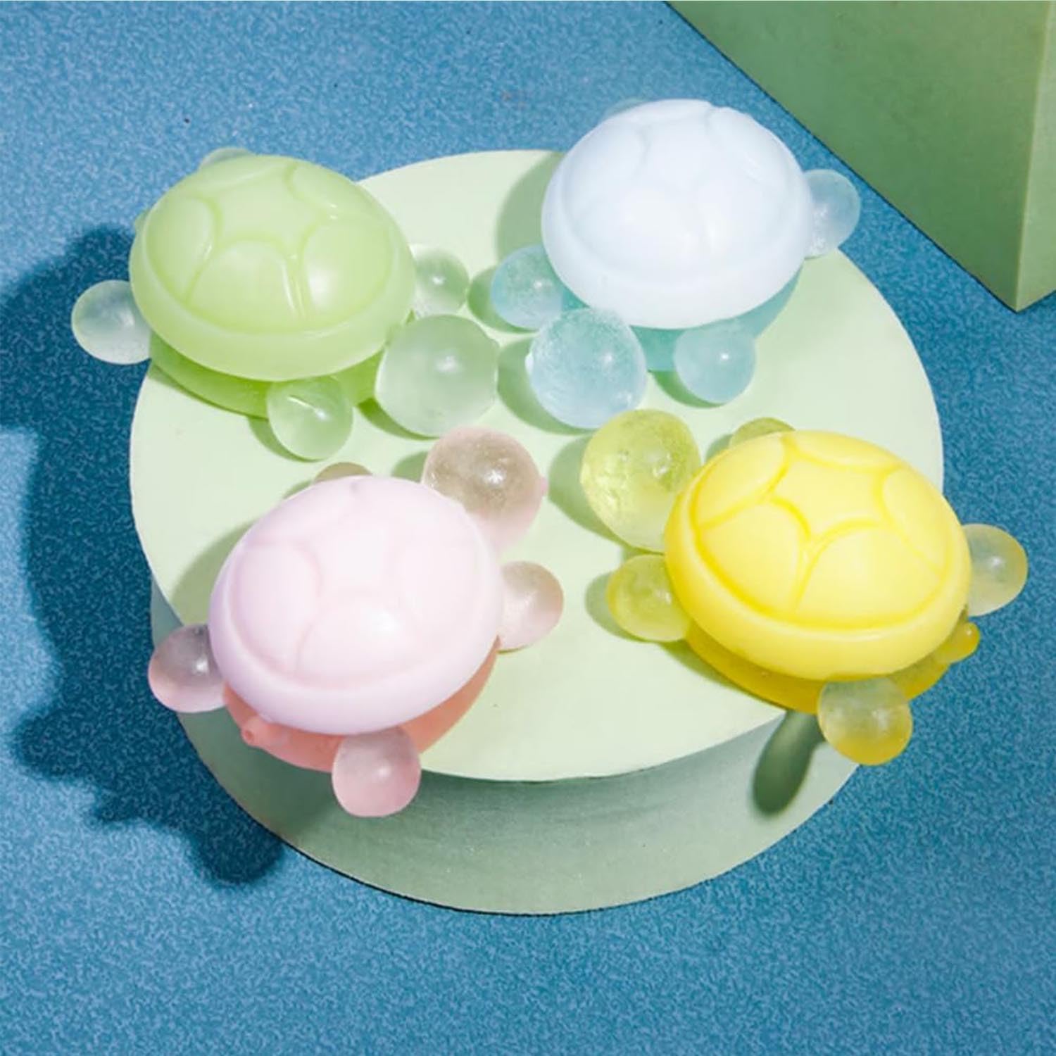Little Turtle Handmade Essential Oil Soap - Natural Ingredients, Fragrance Soap for Kids | Moisturizing Mini Turtle Soap for Gentle Cleansing of Hands & Face | Perfect for Kids' Bath Time & Sensitive Skin Care (Pack of 8)