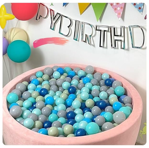 Crush-Proof Plastic Ball Pit Balls for Toddlers & Kids - 1000 Pack, 2.2 Inch - Safe for Play Tents, Tunnels, Pools & Party Decor | Perfect for Indoor Playrooms, Birthday Parties & Sensory Play Activities