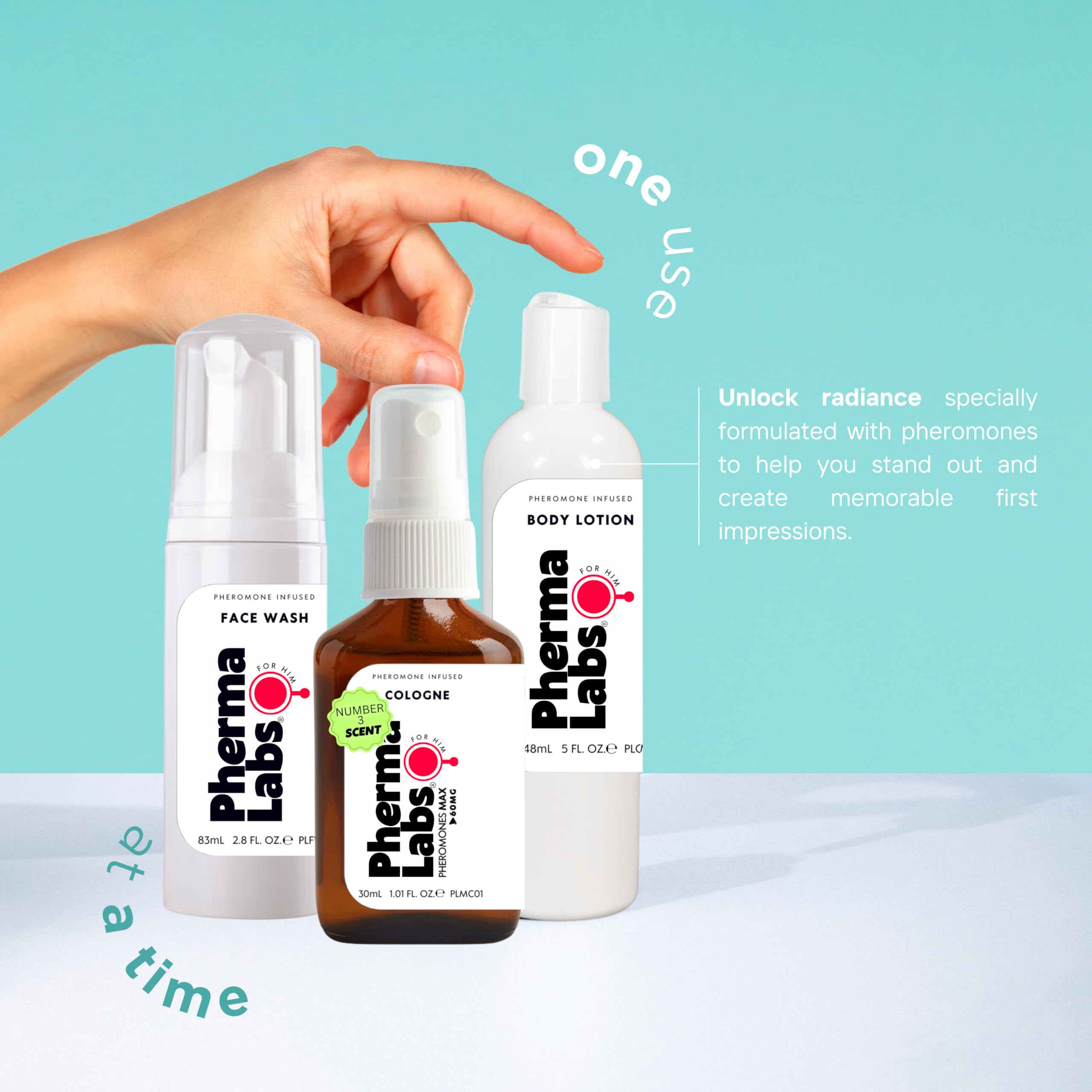 **Gay Pheromone Cologne Essential Bundle: Cologne, Facial Wash, Body Lotion (3 Items) - For Men [Attract Men] - Perfect for Dating, Nightlife & Confidence Boost**