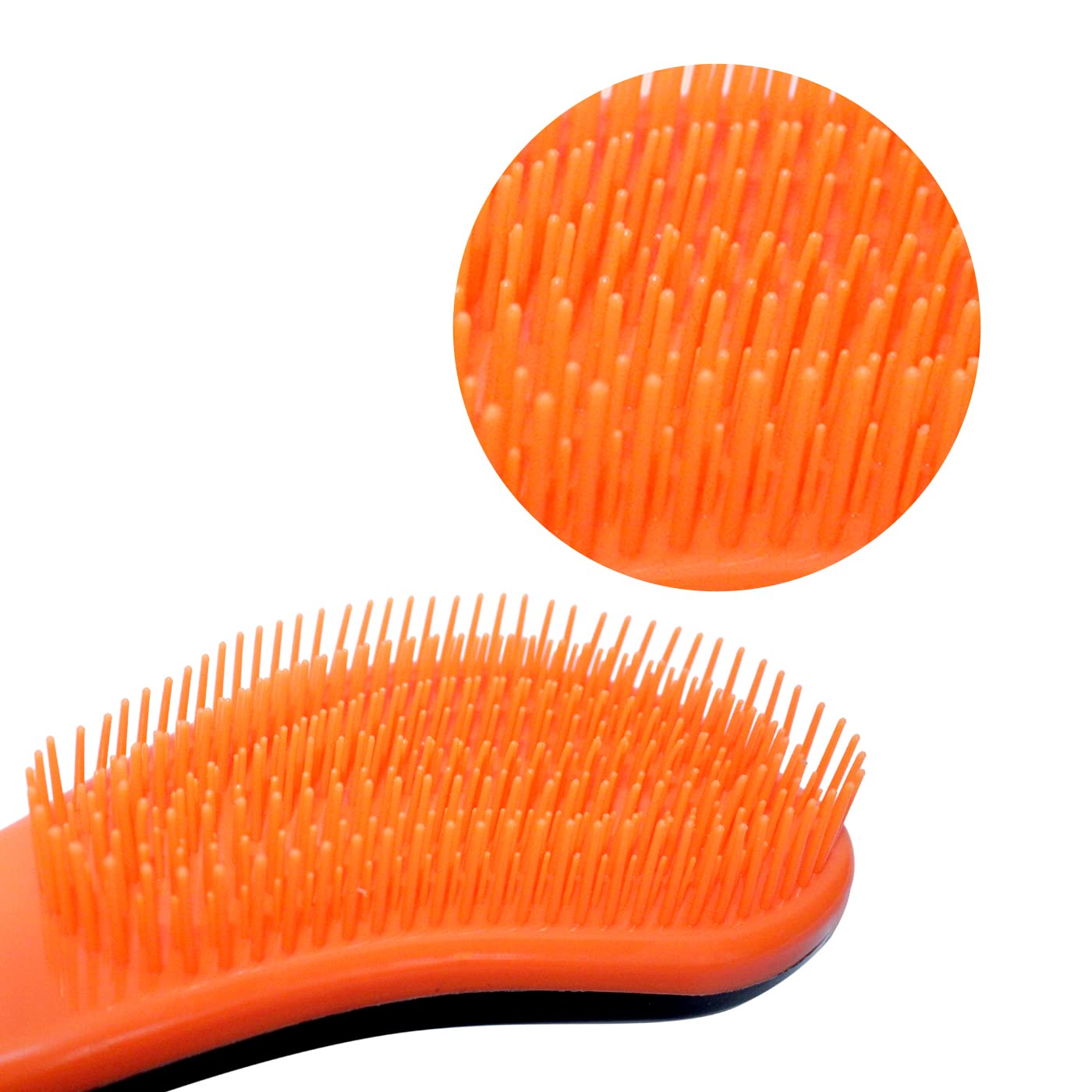 Raaya Hair Brush & Scalp Massager - Detangling Brush for Curly Hair, Women's Curved Hair Comb for Smooth Styling - Perfect for Daily Hair Care, Salon Styling & Relaxing Scalp Massage