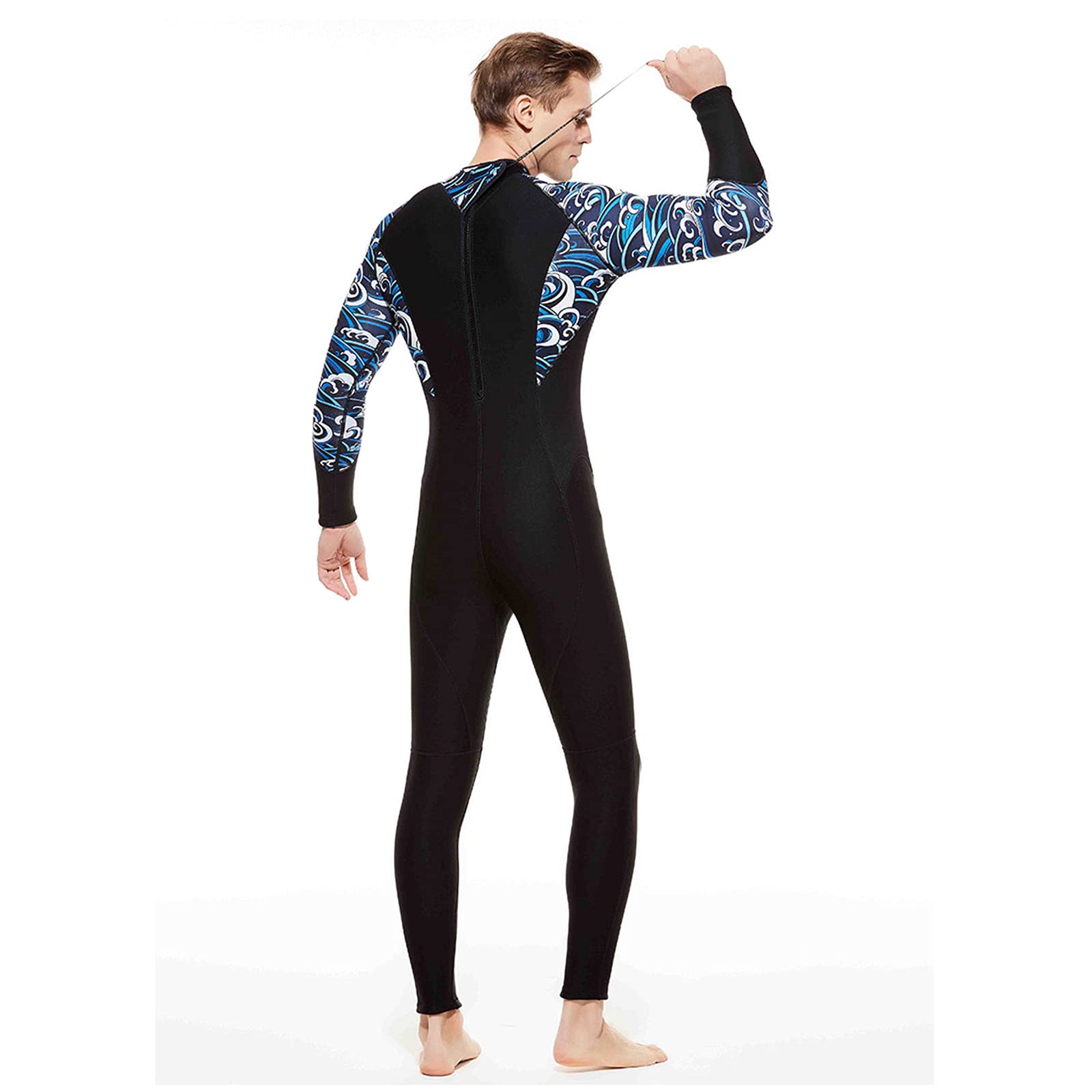 3mm Neoprene Women's Wetsuit - Full Body Scuba Diving Suit with Long Sleeves & Back Zip for Surfing, Swimming & Water Sports | Keep Warm in Cold Water | Perfect for Snorkeling, Kayaking & Beach Activities