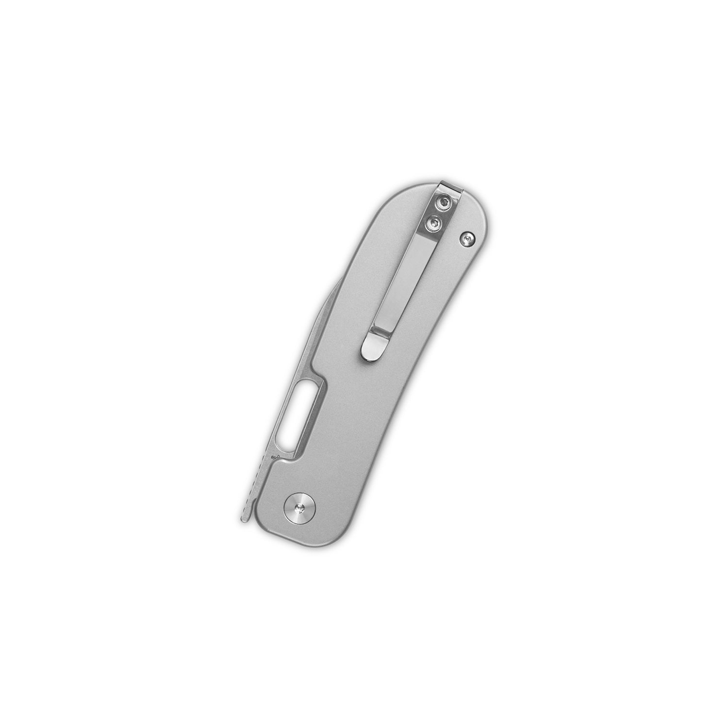 QSP Variant PE Liner Lock Pocket Knife - 14C28N Stainless Steel Blade & Titanium Handle - EDC Folding Knife for Camping, Hiking, Survival and Everyday Carry