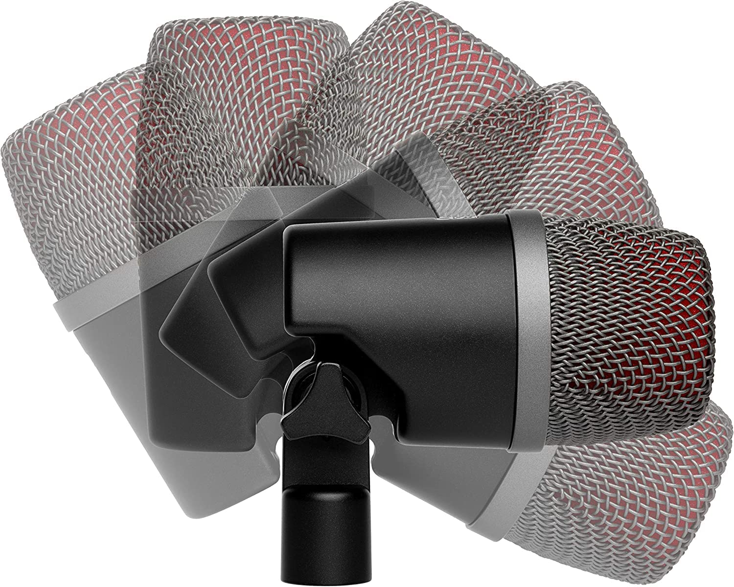 Briskdrop Electronics - V Kick Drum Supercardioid Dynamic Microphone Bundle with 2 XLR Cables & 10 Cable Ties | Professional Live Performance & Studio Recording for Drummers & Musicians
