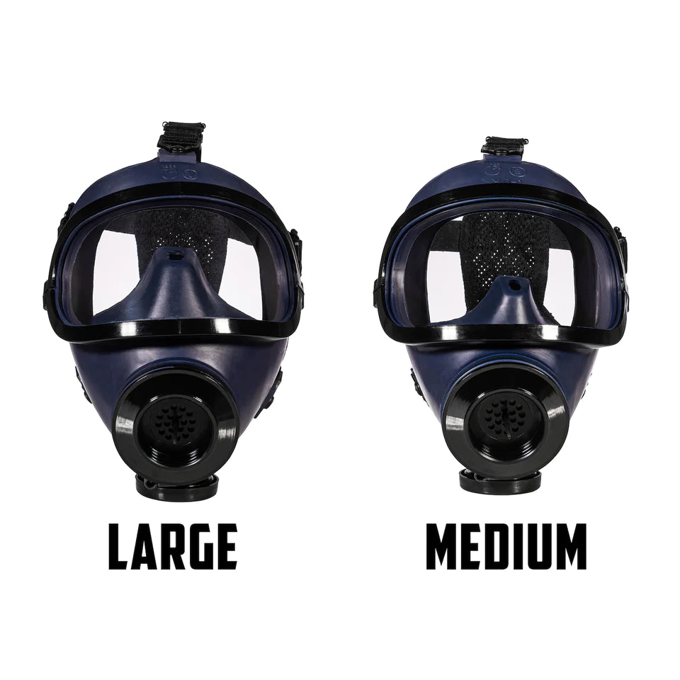 Mira Safety MD-1 Gas Mask - NIOSH Certified for CBRN Protection - Ideal for Emergency Preparedness, Industrial Safety & Survival Gear