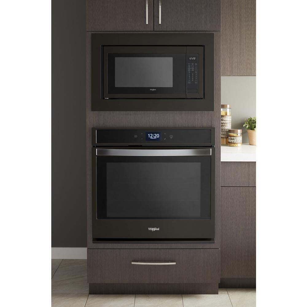 Amana MK2220AV 30-Inch Built-In Microwave Trim Kit - Stainless Steel Over-the-Range OTR Installation for Modern Kitchens