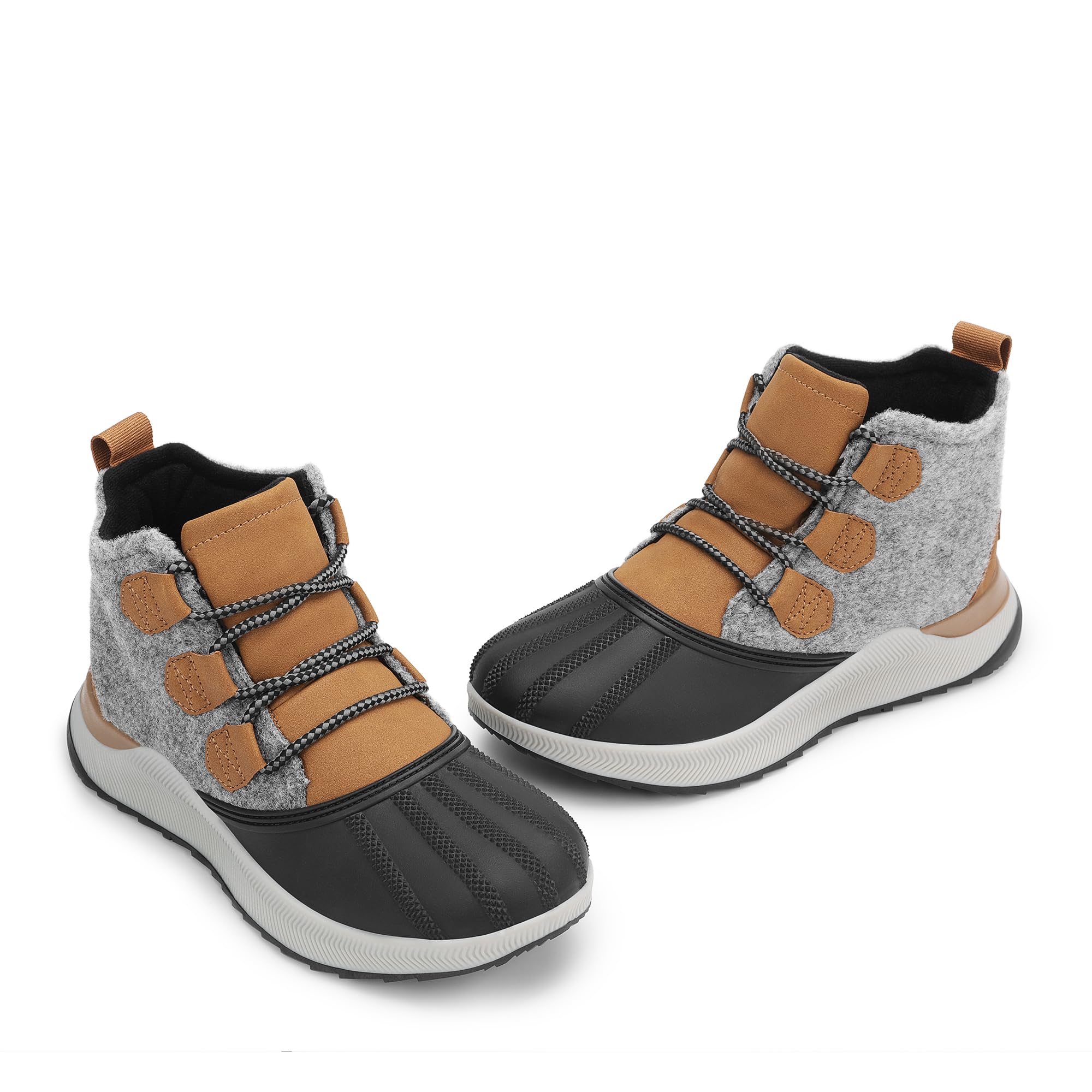 DREAM PAIRS Women's Waterproof Winter Ankle Boots - Anti-Slip Snow Boots with Lace-Up Design, Warm Fashion Sneaker Booties for Snowy Weather & Outdoor Activities