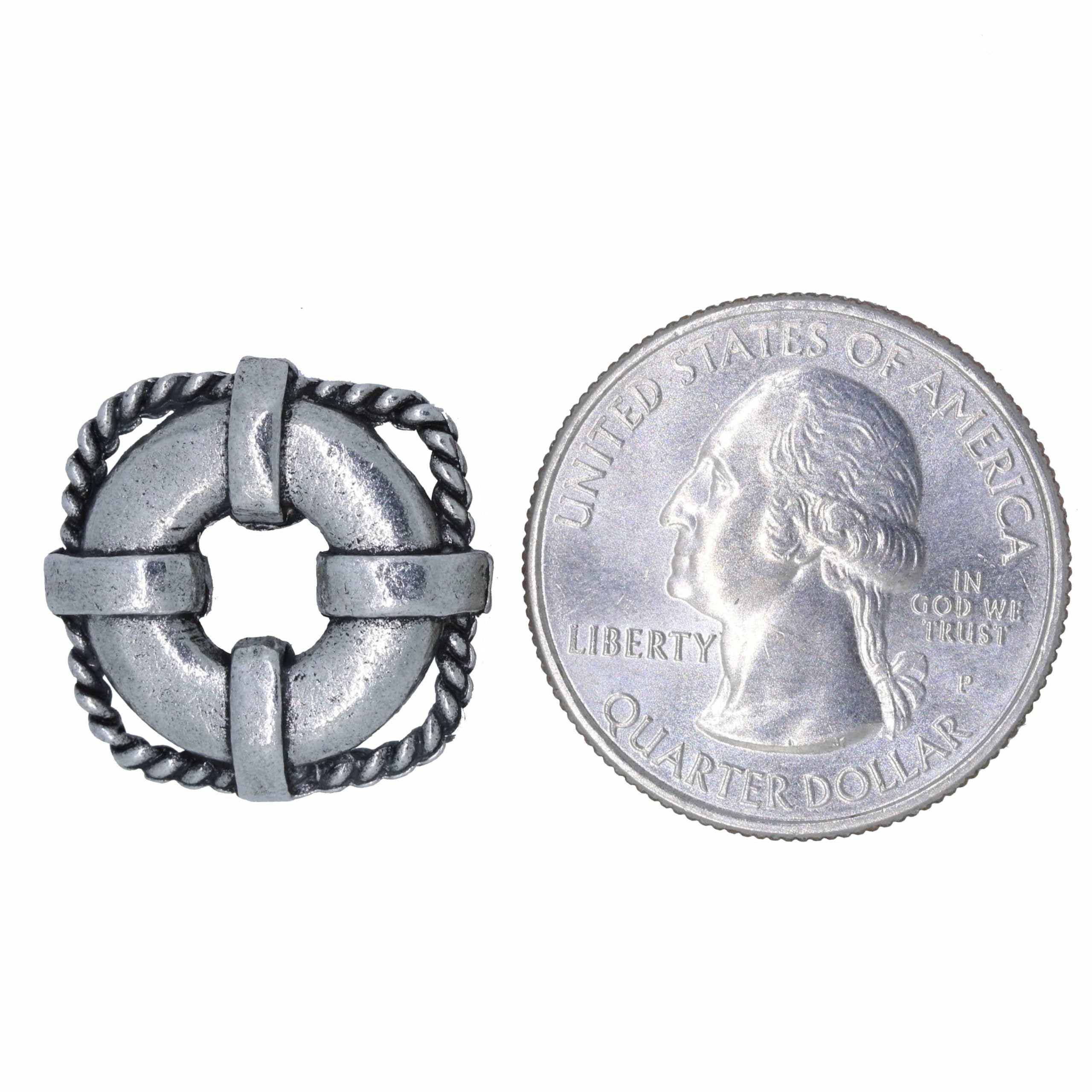 Jim Clift Design Life Preserver Lapel Pin - Stylish Safety-Themed Accessory for Jackets, Suits & Backpacks | Perfect for Nautical Events, Boat Parties & Marine Enthusiasts