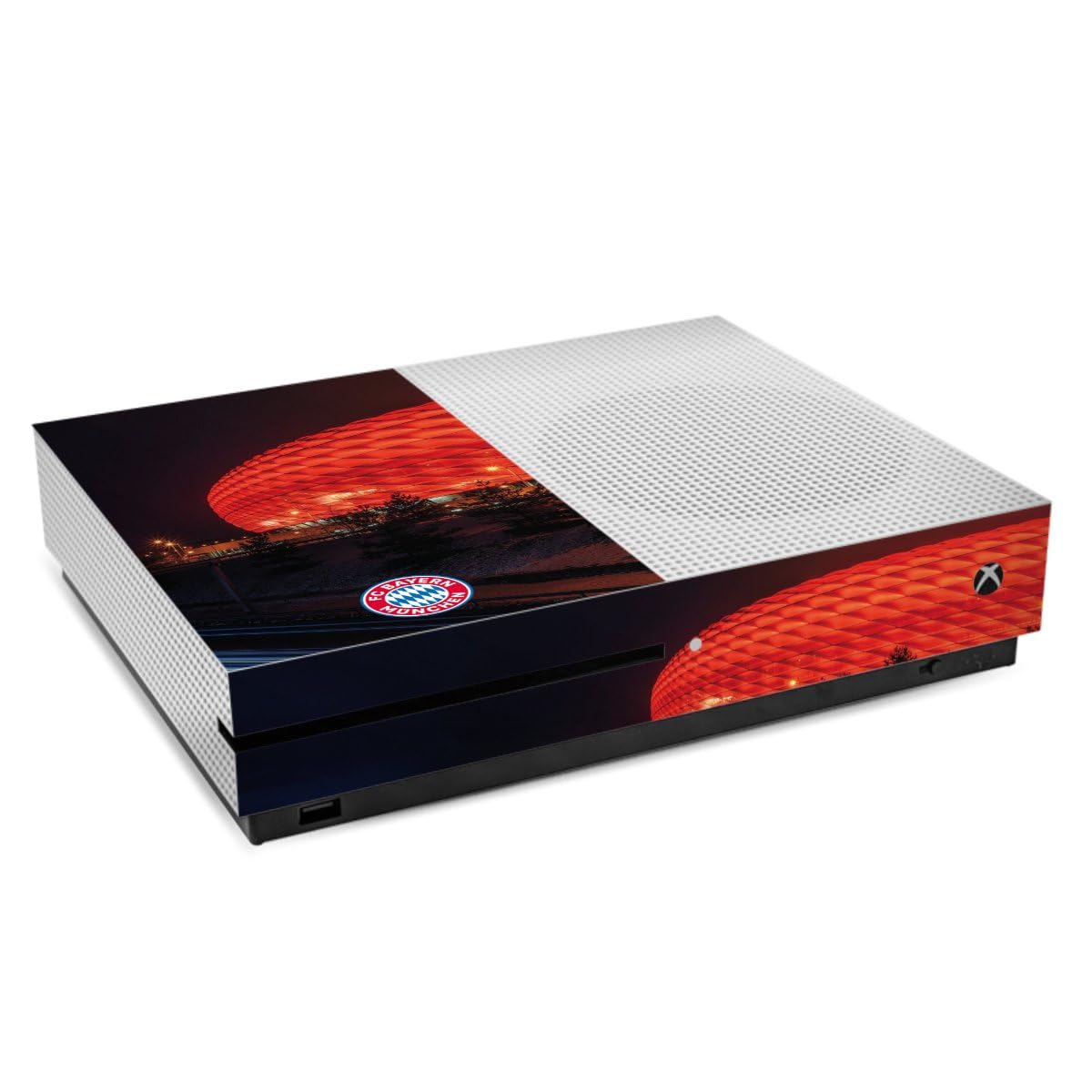 FC Bayern Munich Xbox One S Skin Sticker - Compatible with Microsoft Xbox One S Console - Premium Vinyl Decal for Gaming Enthusiasts - Perfect for FCB Fans and Soccer Lovers