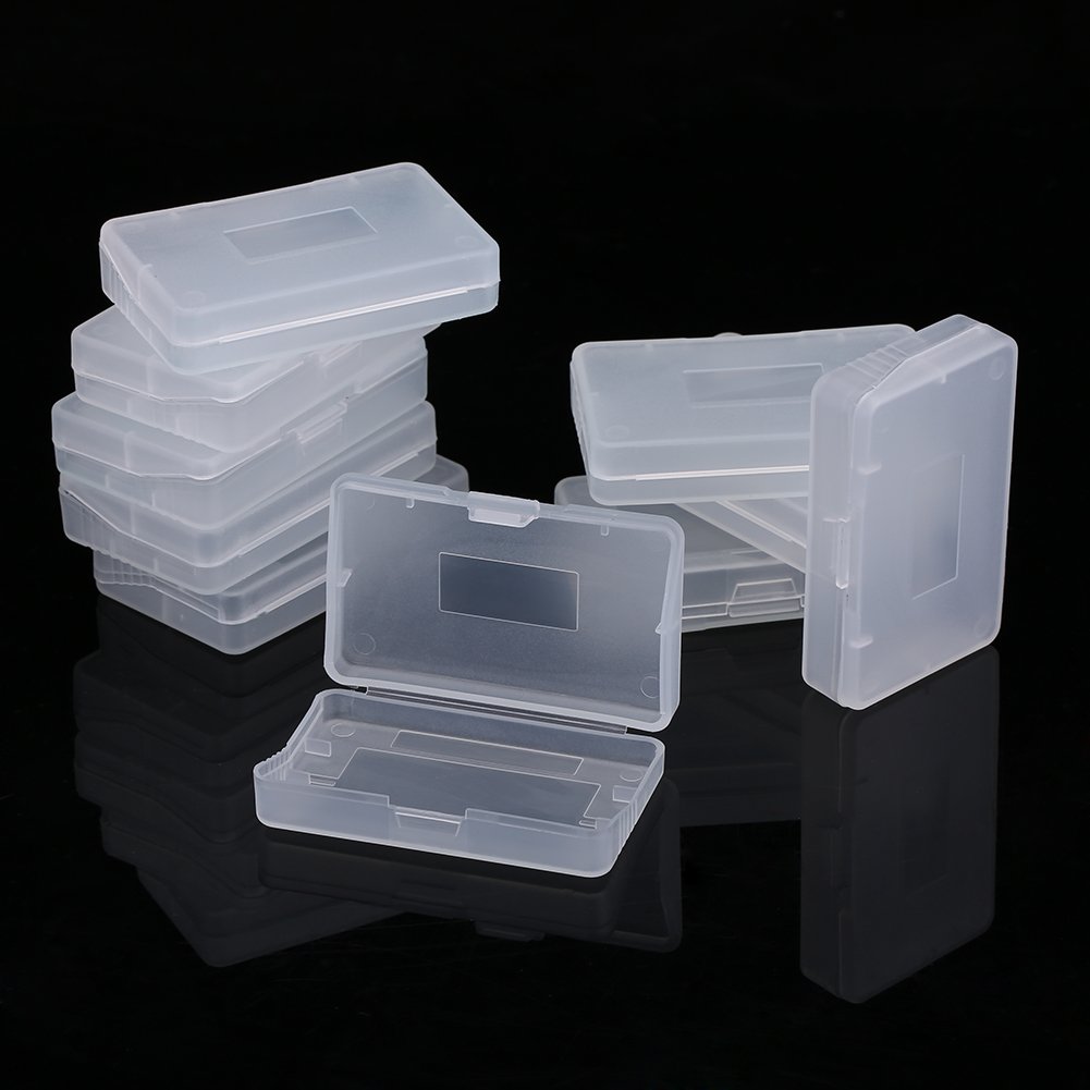 Yosoo Health Gear Clear Plastic Game Card Case - Dustproof GBA Cartridge Storage Box for Game Boy Advance, Perfect for Travel and Home Gaming Organization