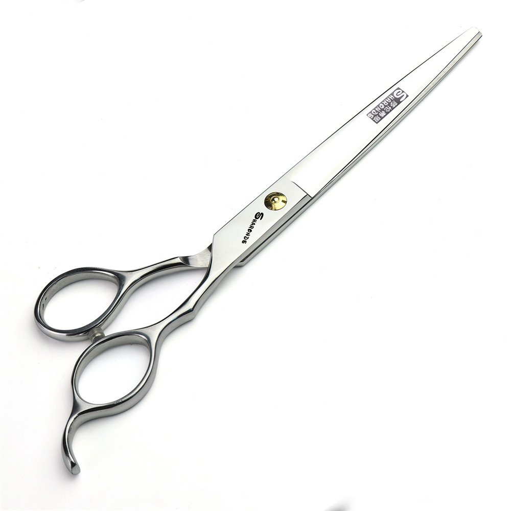 7.5 Inch Stainless Steel Pet Grooming Scissors - Professional Dog & Cat Hair Cutting Shears for Styling & Trimming | Perfect for Home Grooming, Pet Salons & DIY Pet Care
