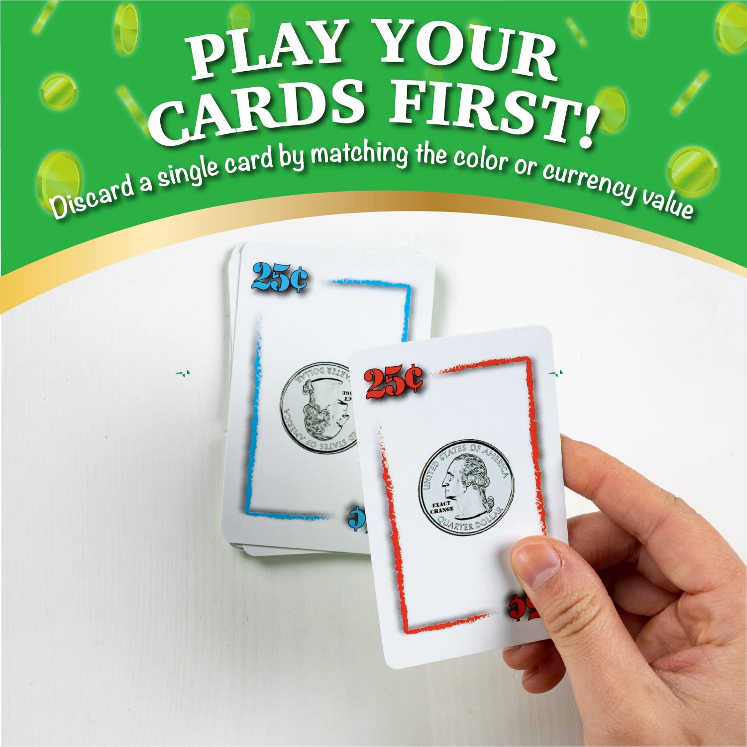 Exact Change Card Game - Fun Educational Money Counting Math Game for Kids | Learn Currency Skills & Financial Literacy | Perfect for Classroom, Homeschool & Family Game Night