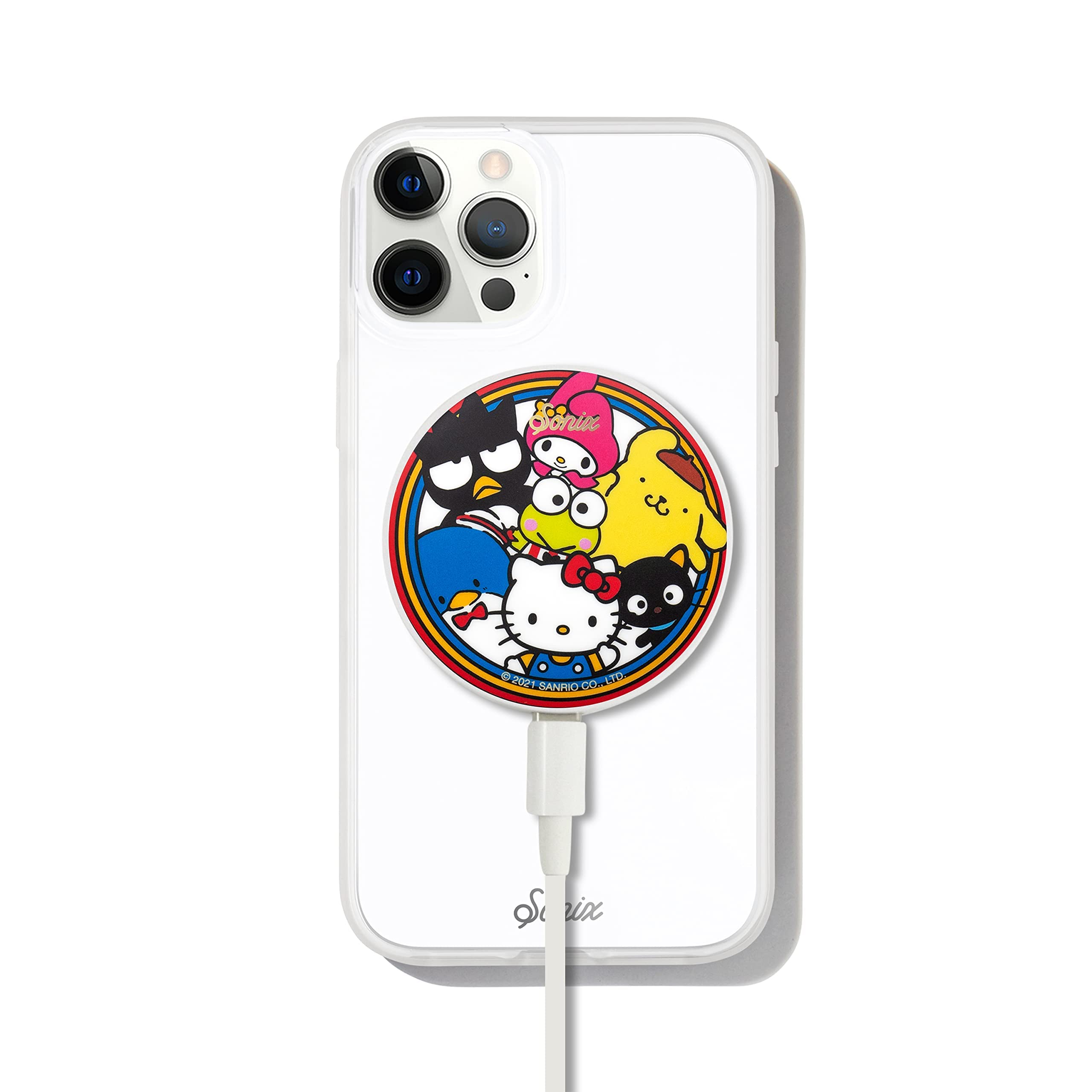 Sanrio Hello Kitty Wireless Charger for iPhone 15/14/13/12 - Fast MagSafe Charging Pad with 6.5ft USB-C Cable | Cute Kawaii Phone Accessories for Home, Office & Travel