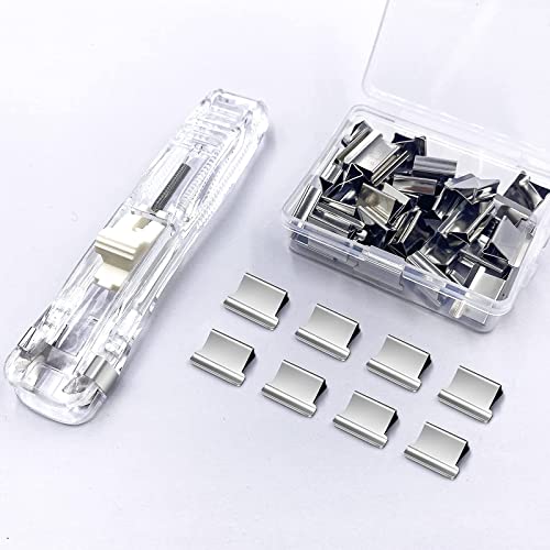 Transparent Black+120pcs Staples
