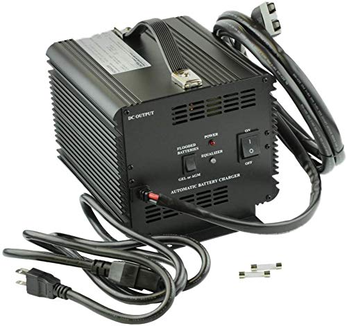 36 Volt Golf Cart Battery Charger with Crowfoot Connector - Fast Charging for EZGO, Club Car & Yamaha Golf Carts - Perfect for Home, Course & RV Use
