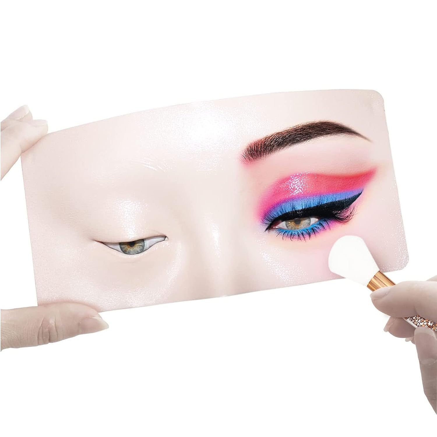 Freecloud Professional Makeup Practice Board for Face, Eyes, Eyelash & Eyebrow Training - Perfect for Beginners, Beauty Students & Salon Practice