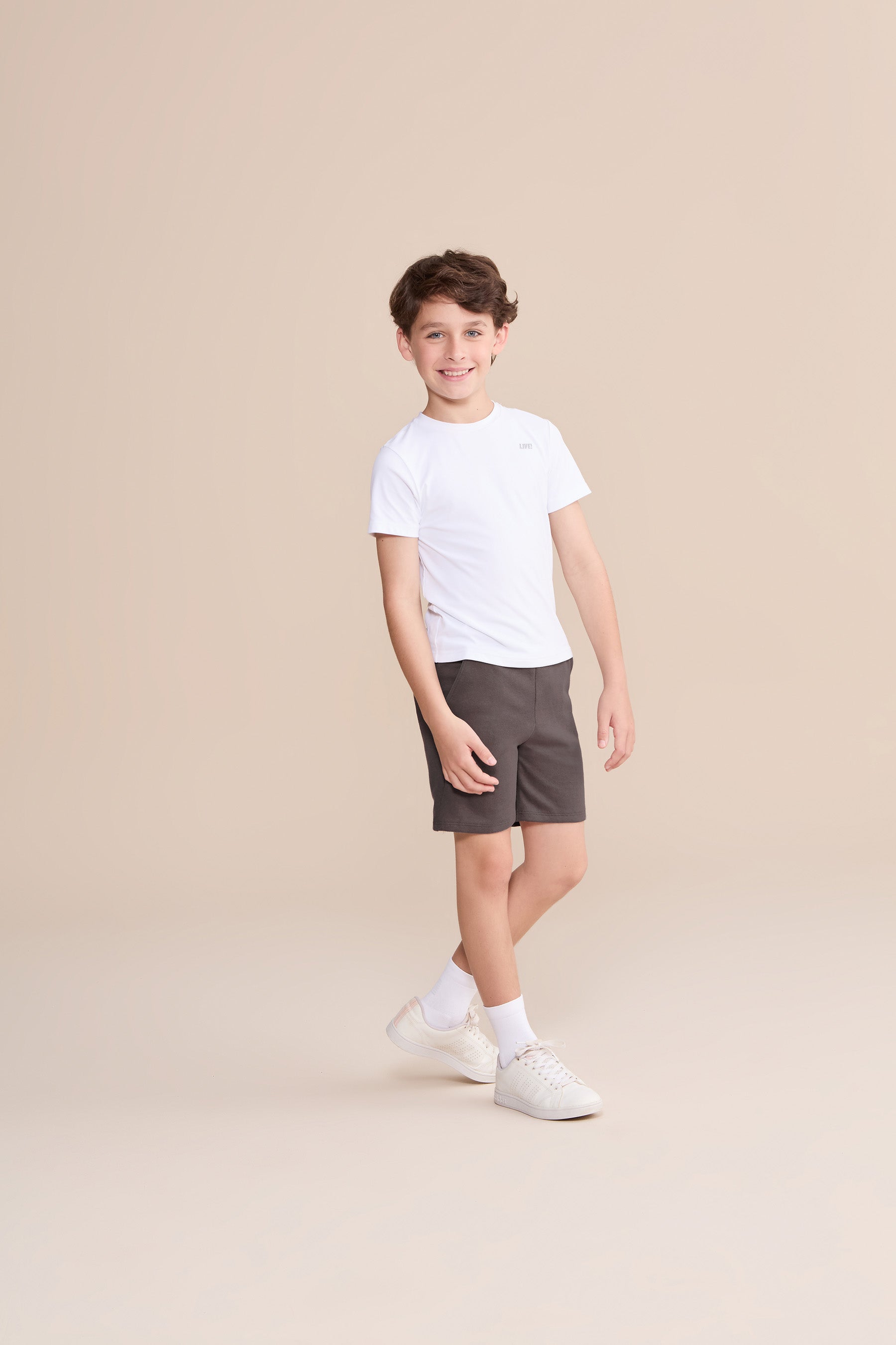 Rino Stone Kids Knit Shorts - Soft Cotton Summer Shorts for Boys & Girls - Playtime, Beach & Casual Wear
