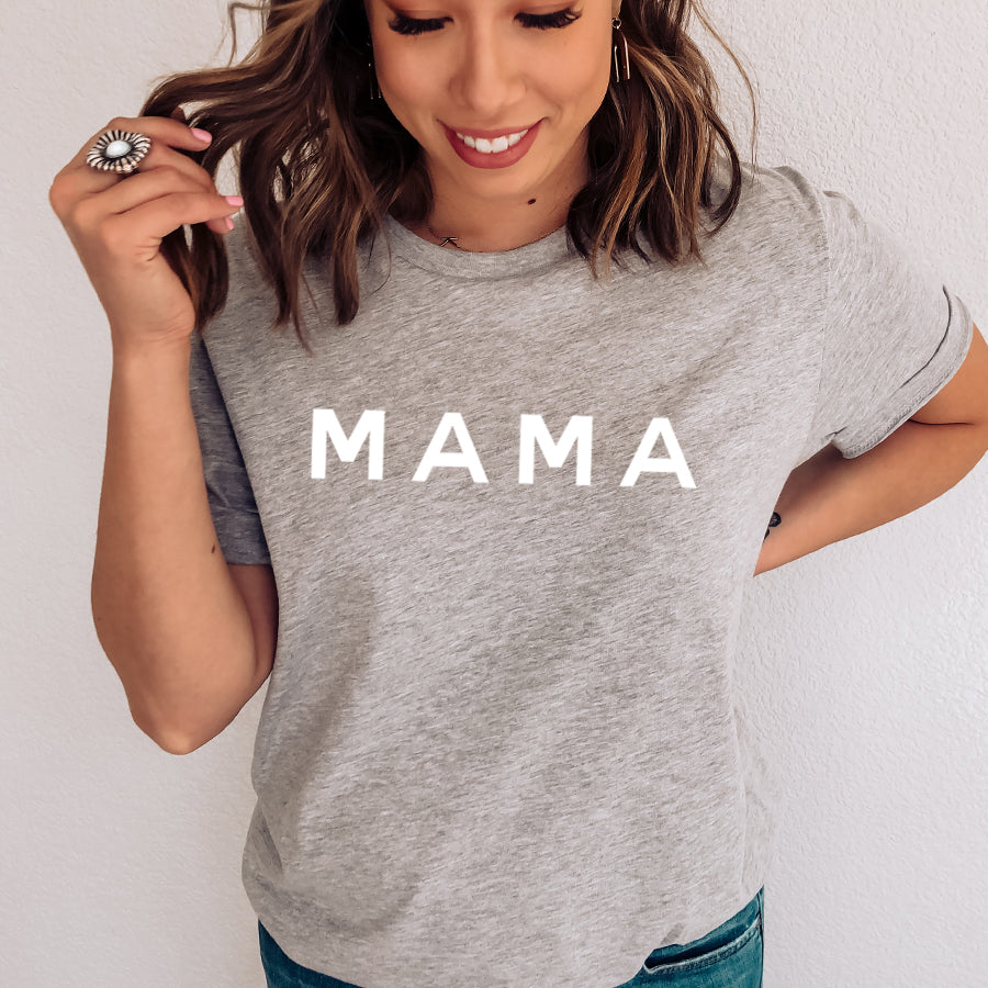 Basics Mama Tee 2 - Soft Cotton Comfort T-Shirt for Women | Casual Everyday Wear & Maternity Friendly