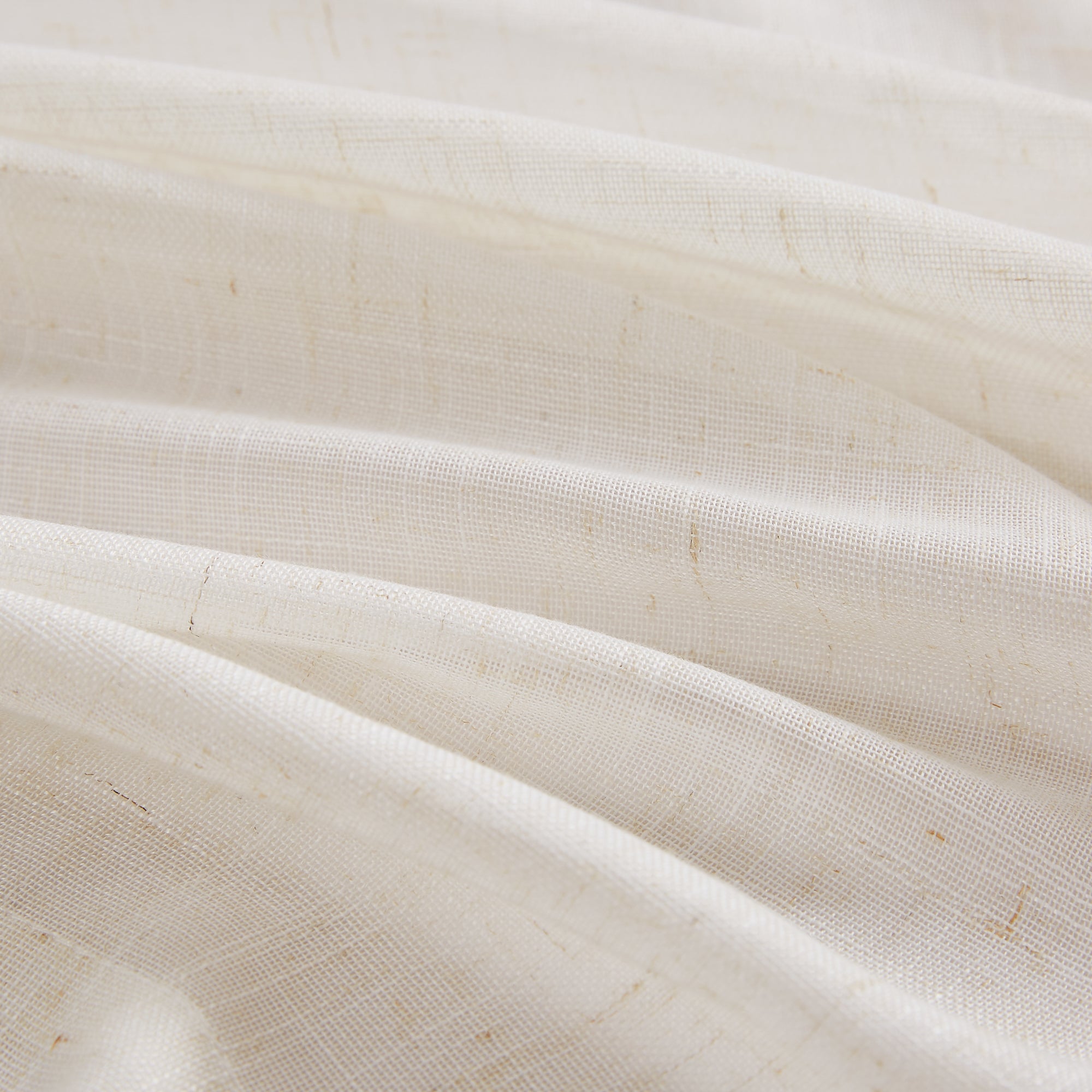 Brigitte Embroidery Eyelet Scalloped Edge Kitchen Curtains - Elegant Window Treatments for Farmhouse, Cottage & Vintage Style Homes