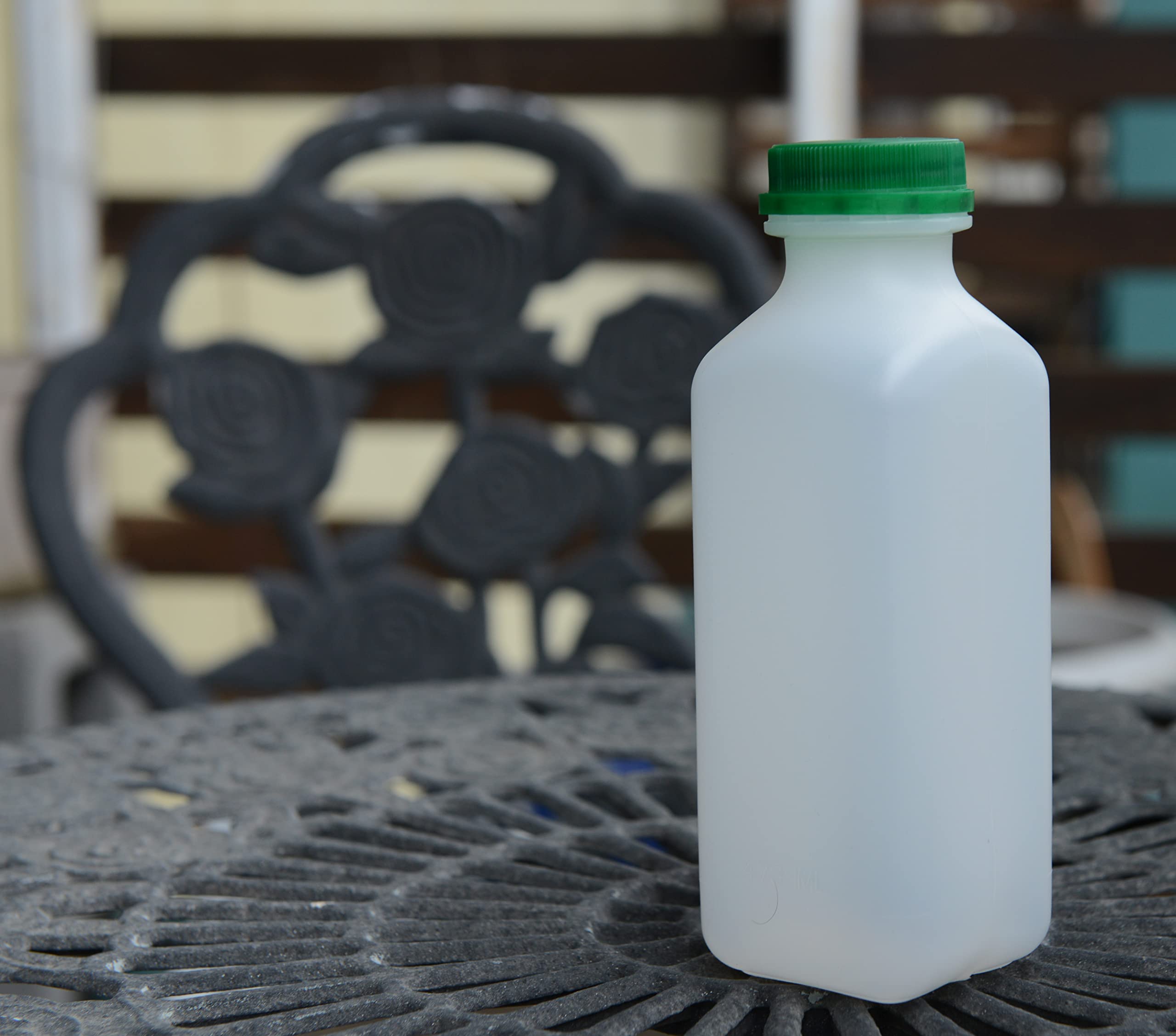 EcoQuality 38mm Green Tamper Evident Ratchet Caps & Lids for HDPE/Clear Plastic Juice Bottles, Smoothie Bottles, Fresh Squeezed Juice Containers - 250 Pack | Leak-Proof, Secure Seal for Commercial Juice Production, Cold Pressed Beverages & Home Brewing