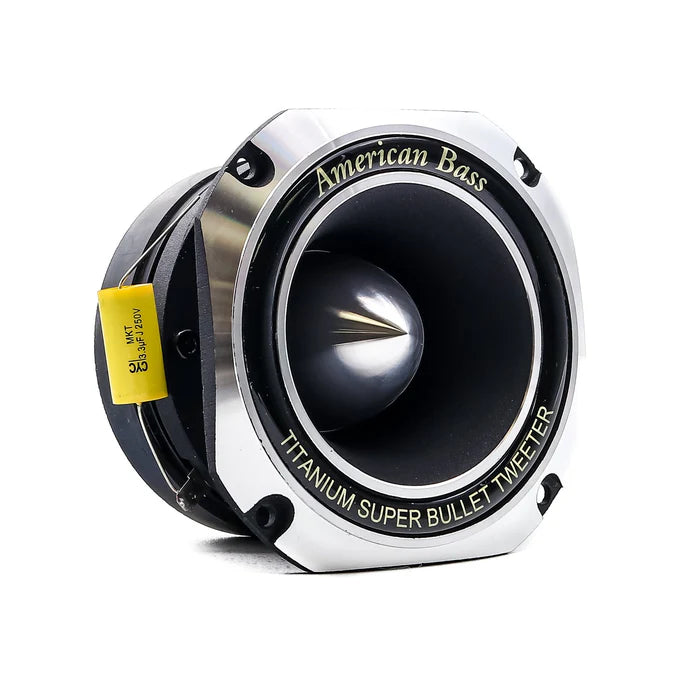 American Bass MX 444T Super Tweeter - 100 Watts RMS High-Performance Car Audio Tweeter for Crystal Clear Sound | Perfect for Car Audio Systems & Home Theater Setups