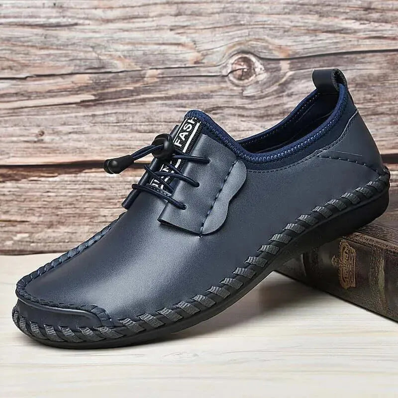 Ripple Lace Up Leather Shoes for Women - Stylish Comfortable Ankle Boots for Fall & Winter - Perfect for Office, Dating & Casual Outfits